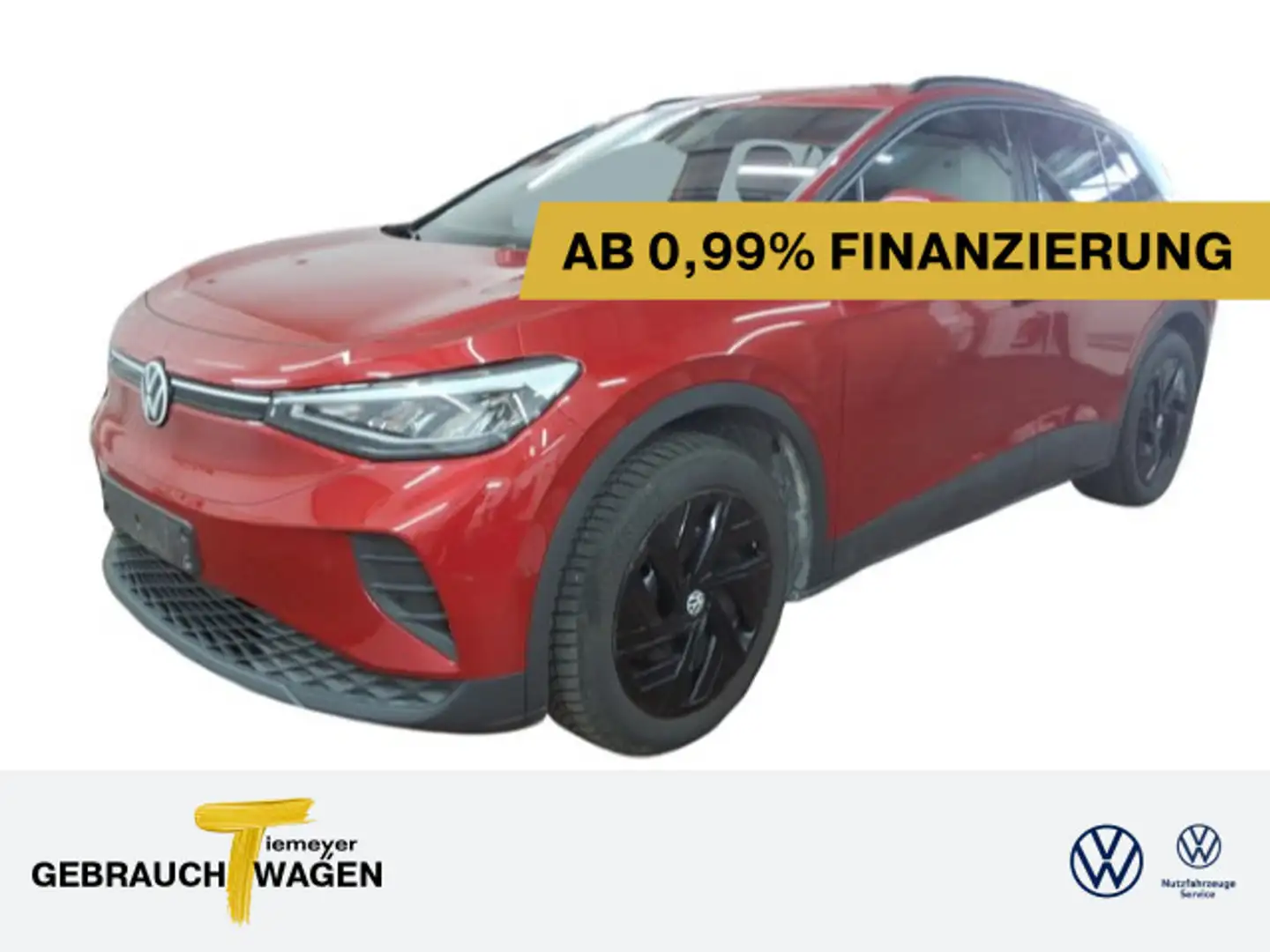 Volkswagen ID.4 PRO 286PS WÄRMEPUMPE AHK KAMERA LM19 Piros - 1