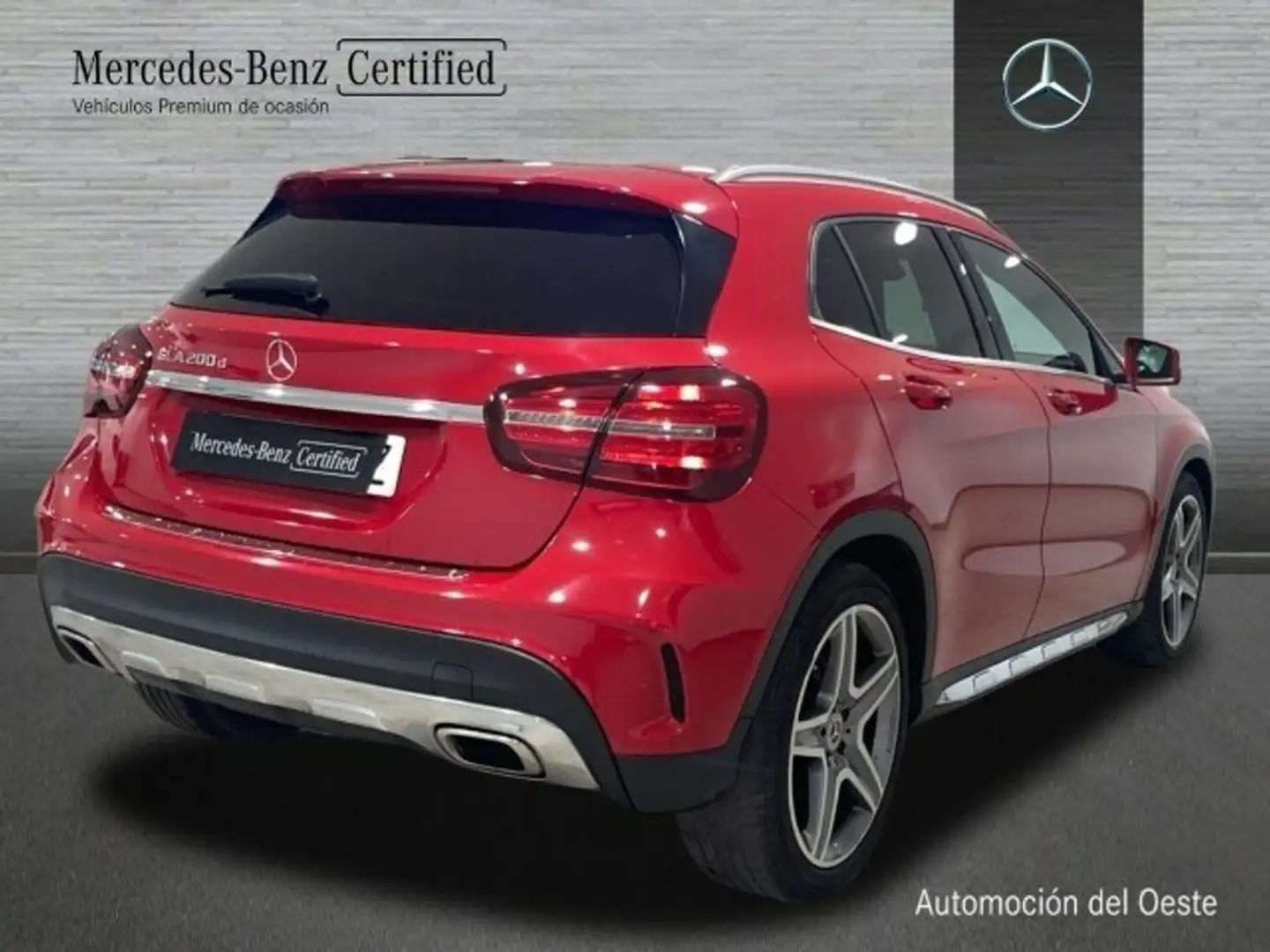 Mercedes-Benz GLA 200 cdi / d amg line (euro 6d-temp) Rojo - 2
