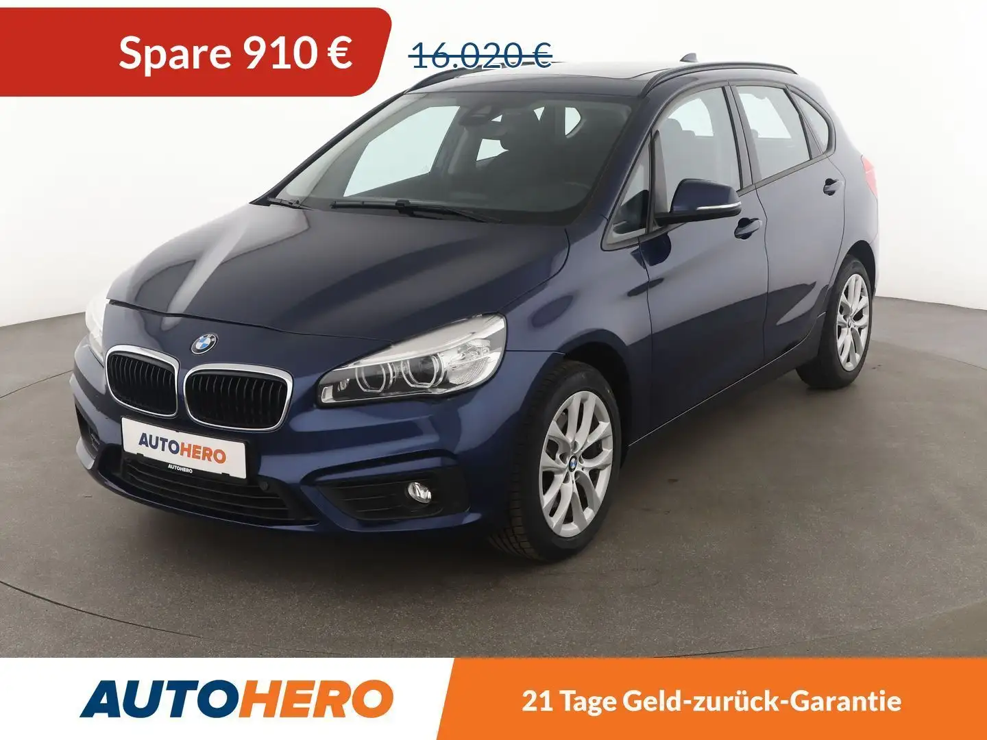 BMW 220 220i Active Tourer Advantage *NAVI*PDC*SHZ*TEMPO* Blau - 1