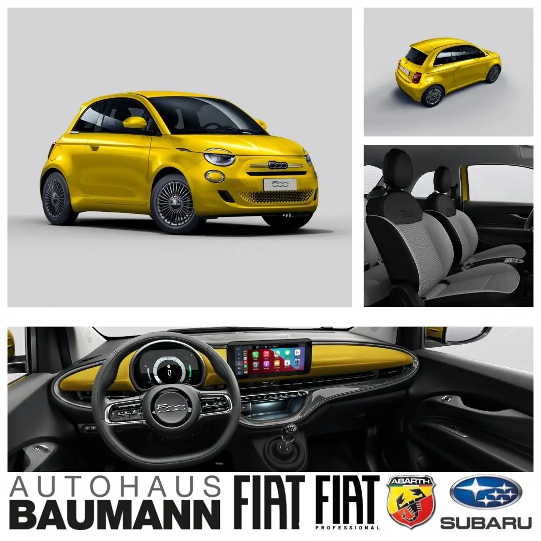 Fiat 500 Hybrid Torino 48kW (65PS) Gelb - 1