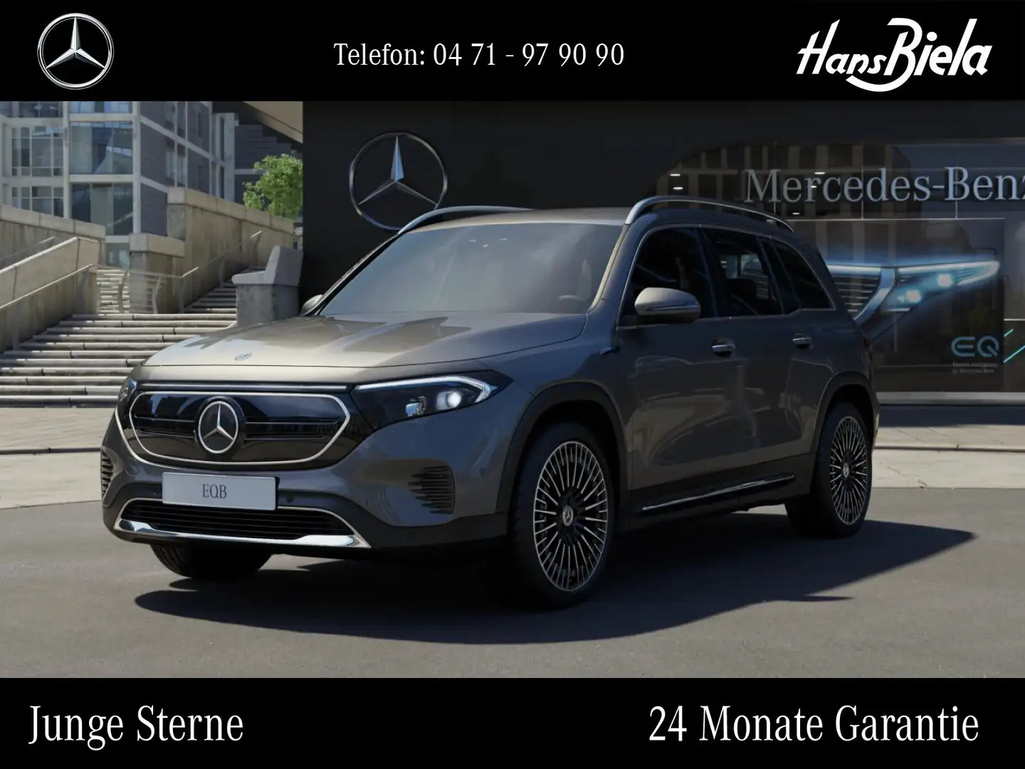 Mercedes-Benz EQB 300 EQB 300 4M ElectricArt/20"/Dis/Sound/Kam/Mem/TW Gris - 1
