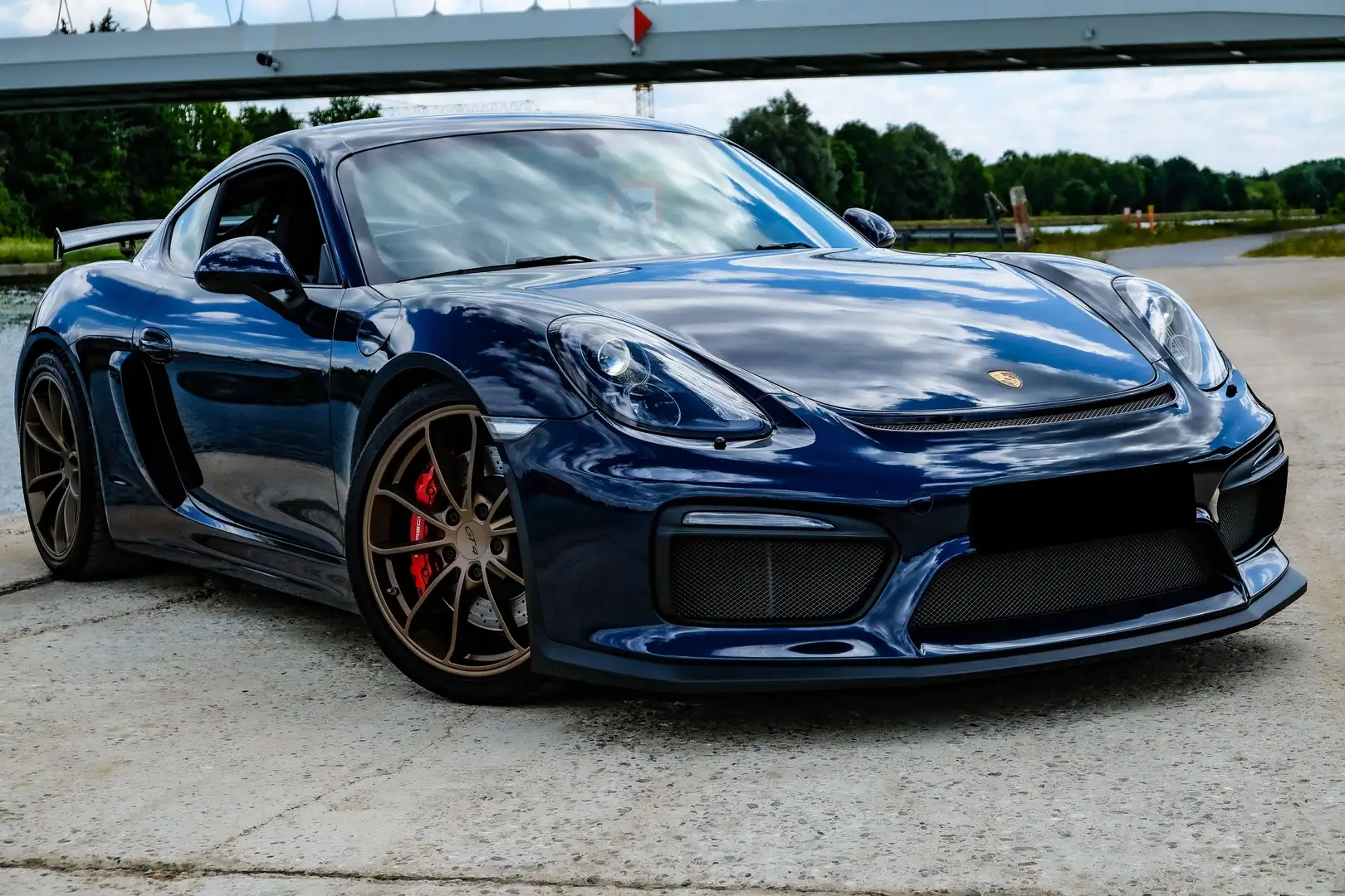 Porsche Cayman GT4 3.8i Clubsport 981 Manueel Historiek Azul - 1