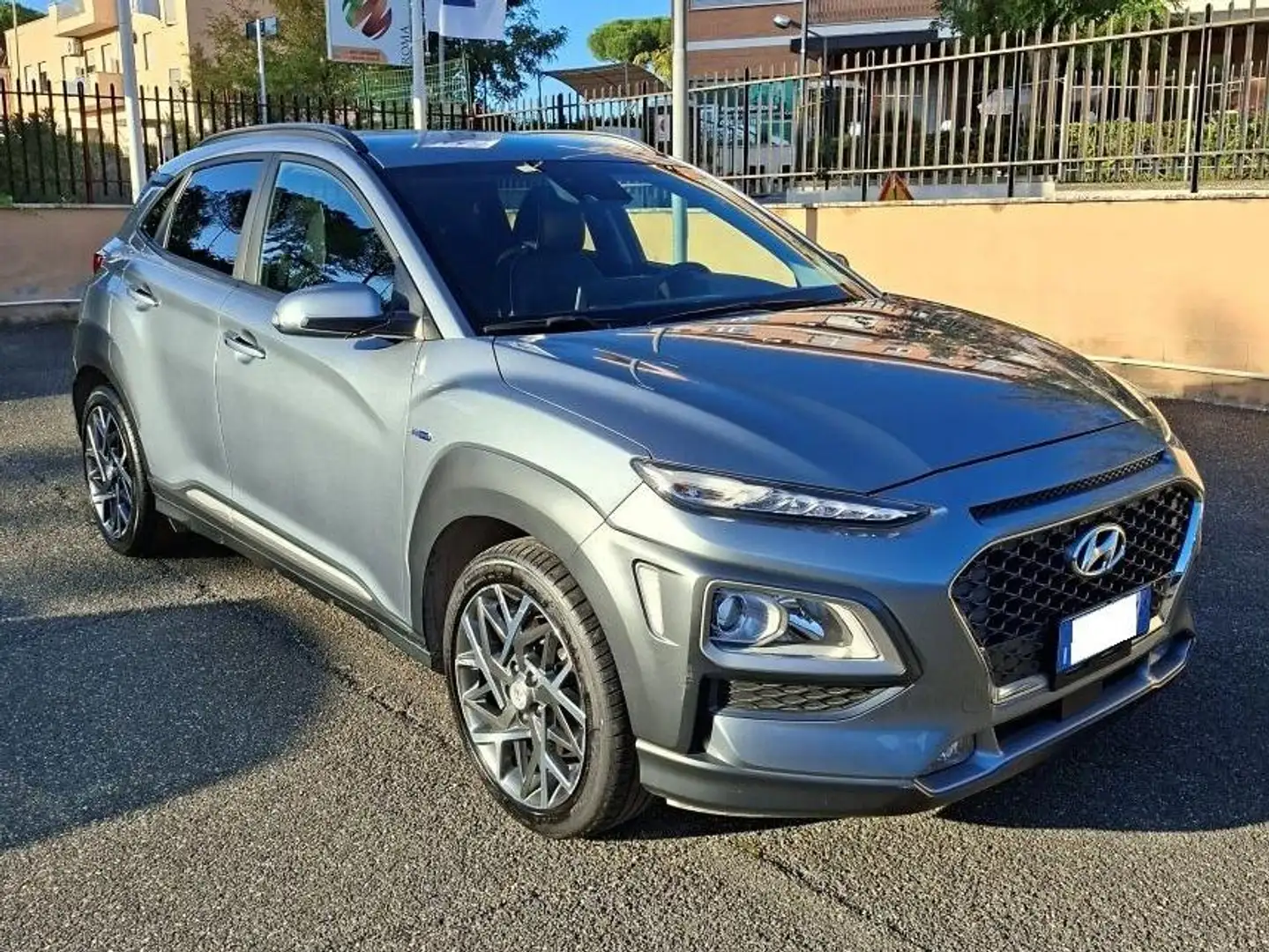 Hyundai KONA Kona I 2017 1.6 hev Xprime Techno+Safety pack dct Grigio - 2