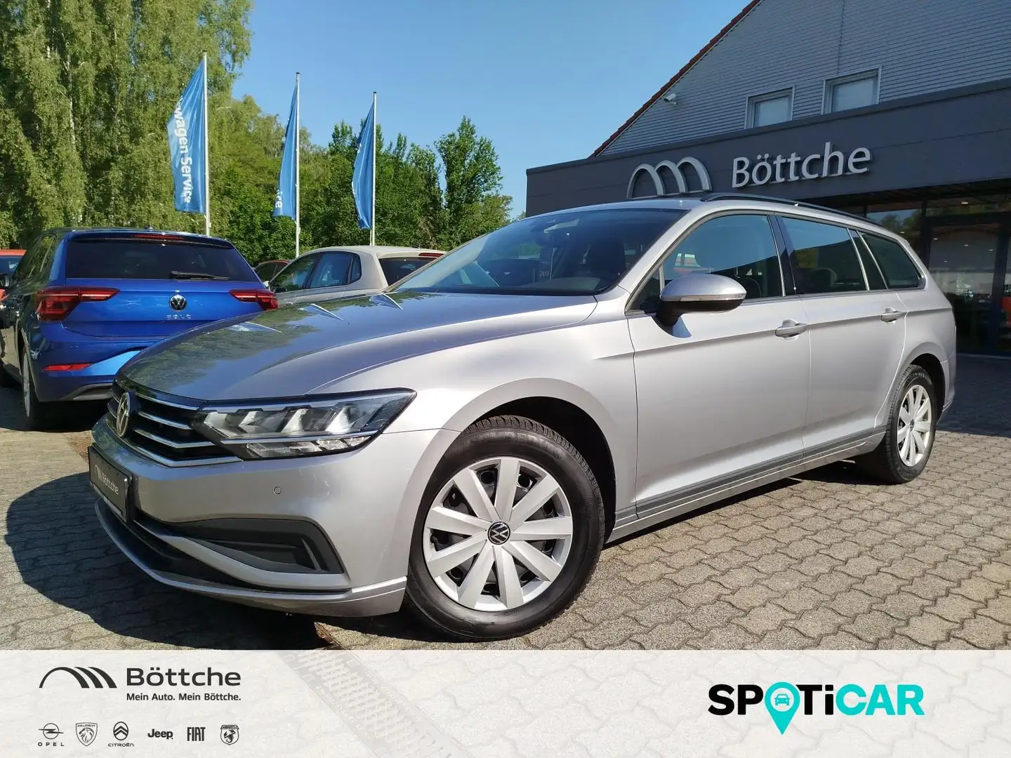 Volkswagen Passat Variant 2.0 TDI DSG*EL.HECKKLAPPE*NAVI*LED Silber - 1