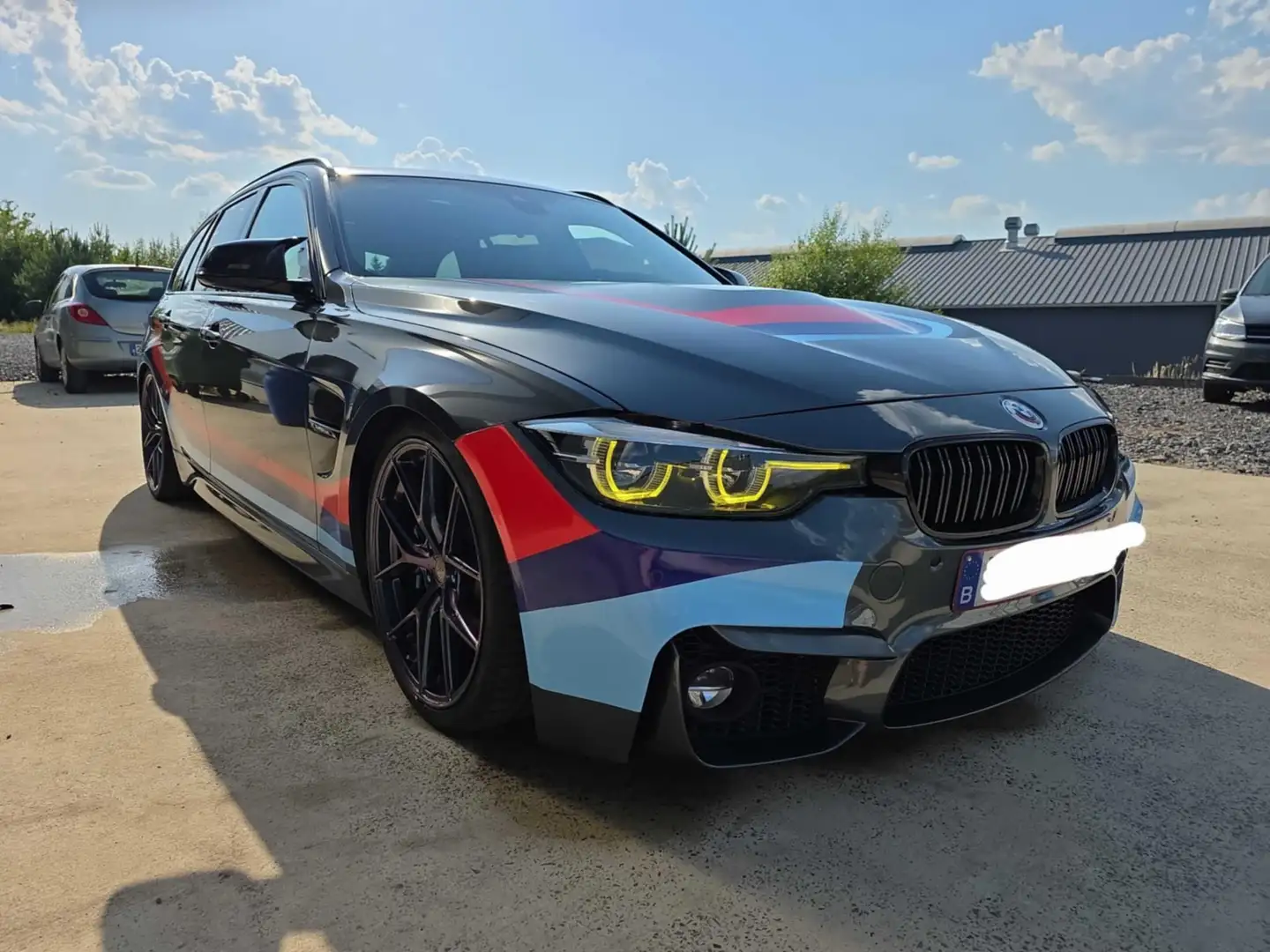 BMW 340 Touring 340iA OPF (EU6d-TEMP) Gris - 1