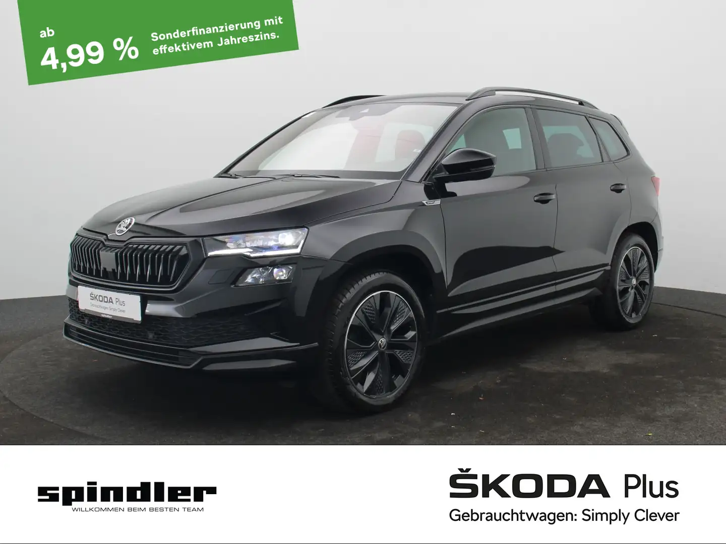 Skoda Karoq Sportline 2.0TDI 4x4 DSG/ Matrix, AHK, RFK Noir - 1