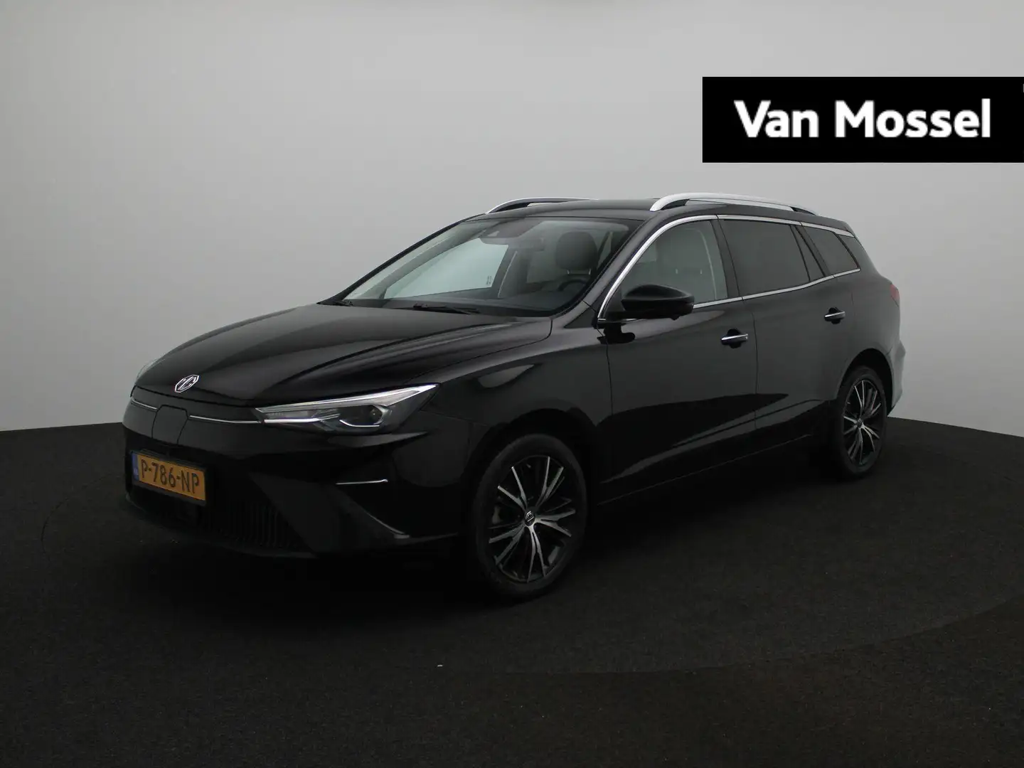 MG MG5 Electric Standard Range Luxury 50 kWh | Leder | Na Zwart - 1
