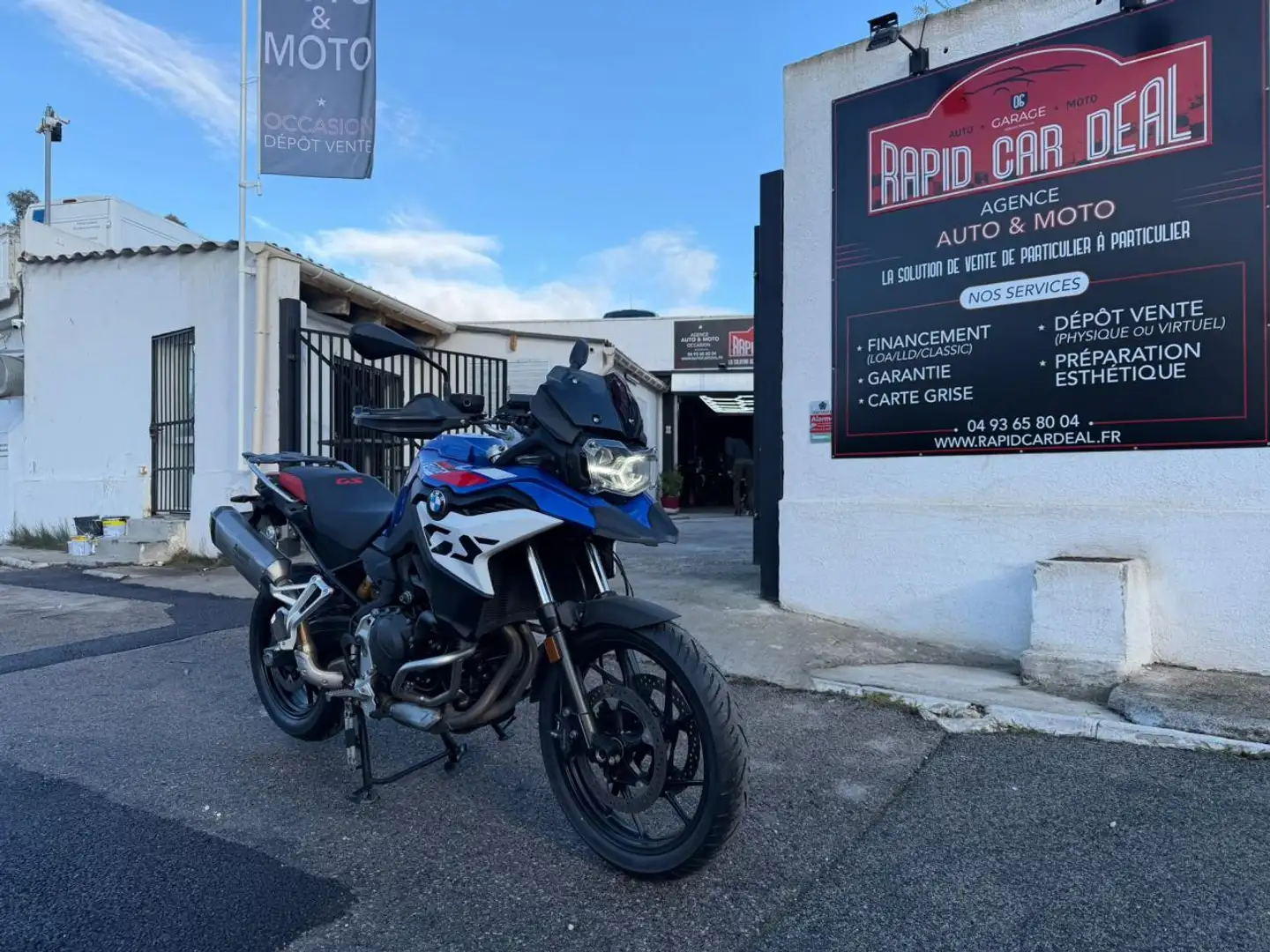 BMW F 800 MTT1 A2 Azul - 1