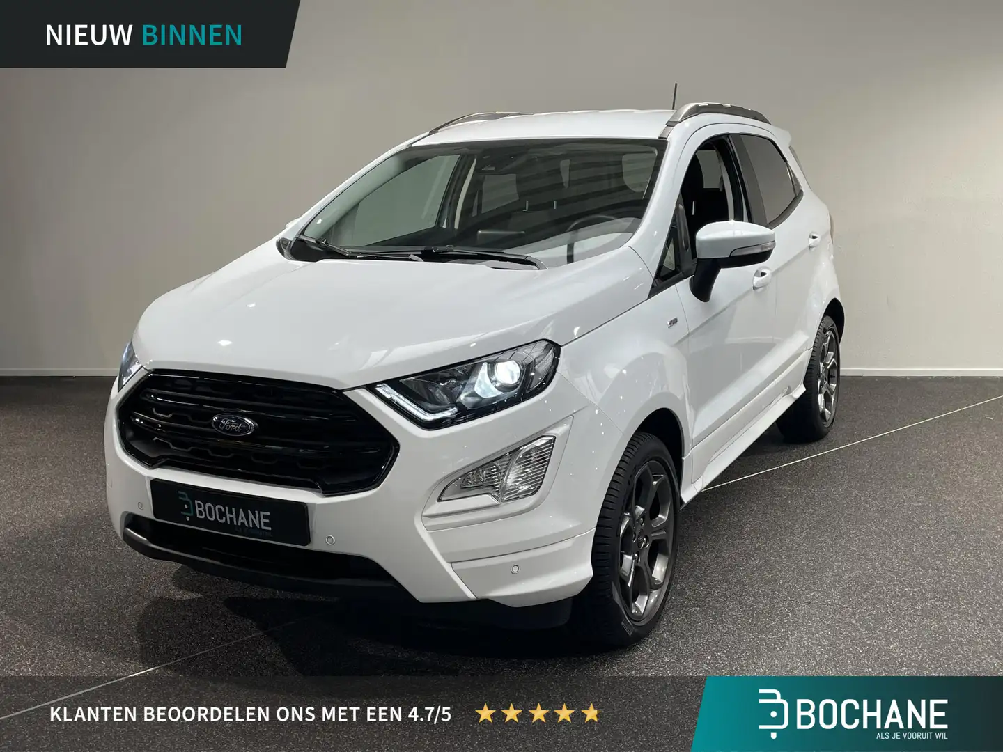 Ford EcoSport 1.0 EcoBoost ST-Line Navigatie | parkeersensoren | Wit - 1