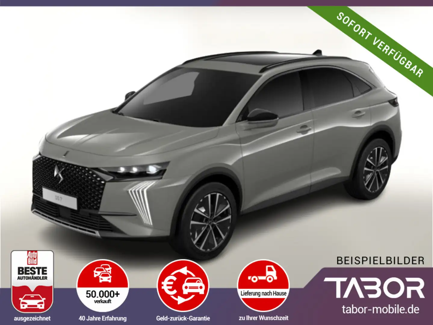DS Automobiles DS 7 Crossback 130 EAT8 Pallas Pano LED Nav Keyl Kam SHZ PDC Gri - 1