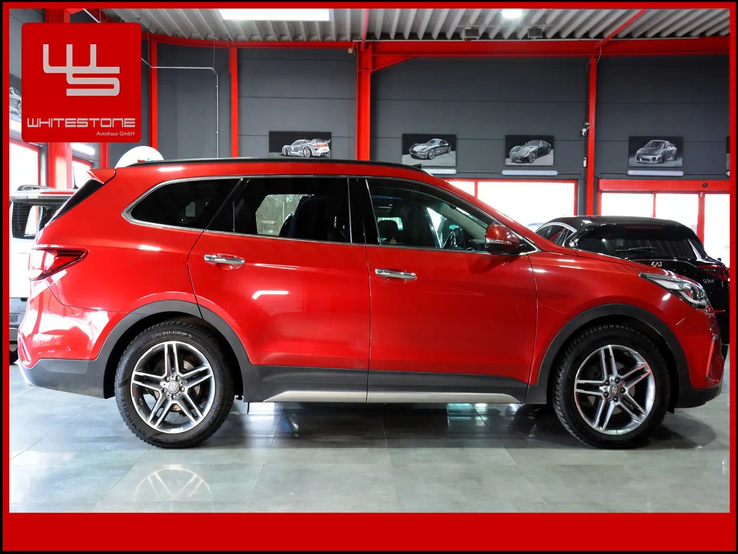 Hyundai Grand Santa Fe 4WD PREMIUM 6-SITZER LEDER Rojo - 2