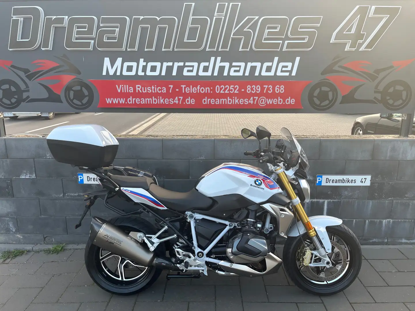 BMW R 1250 R 1.FRAUENHAND**AKRAPOVIC**KEYLES GO**KOFFER**VOLL** Blanco - 2
