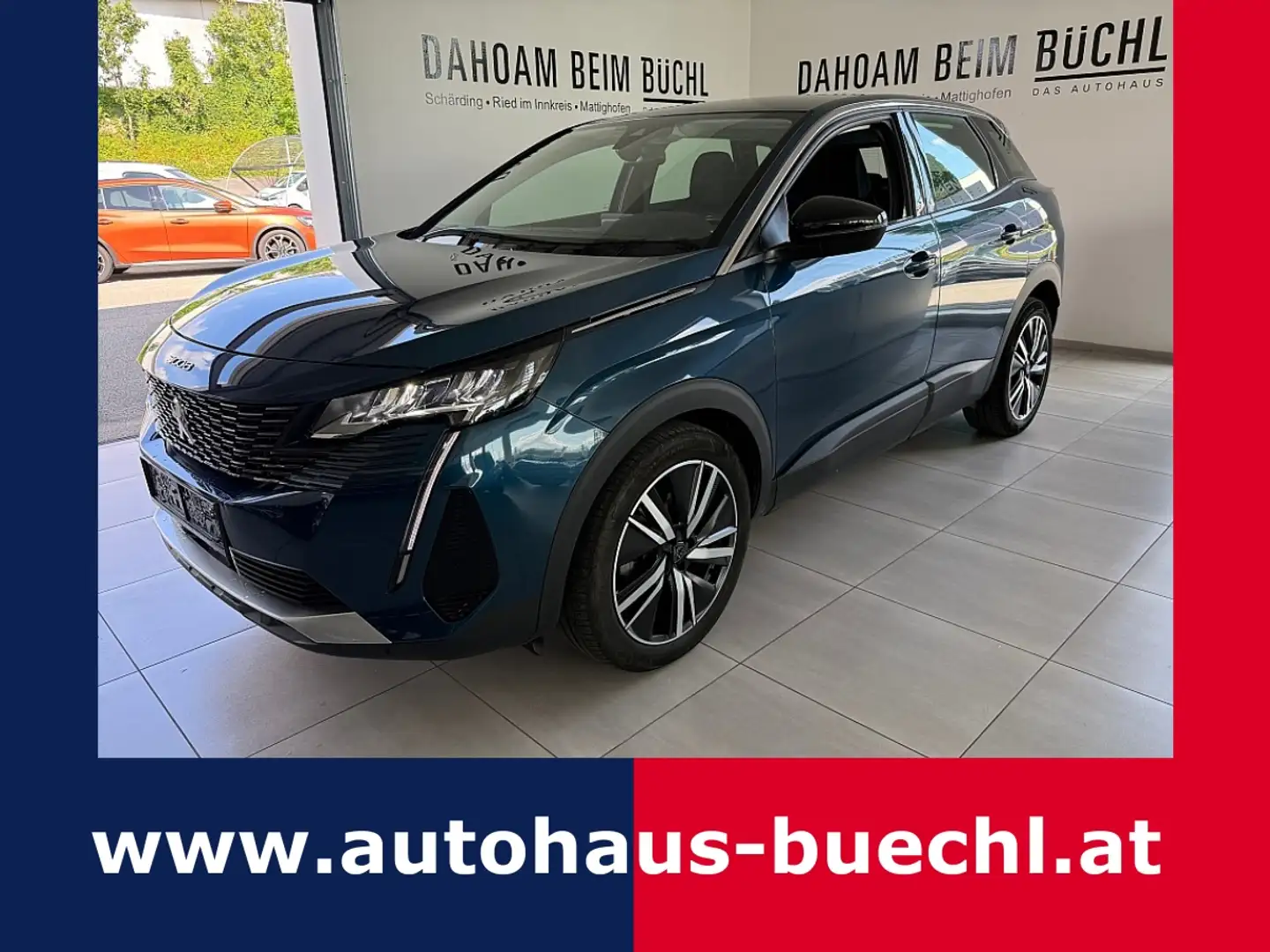 Peugeot 3008 PureTech 130 6-Gang-Manuell Active Pack Bleu - 1