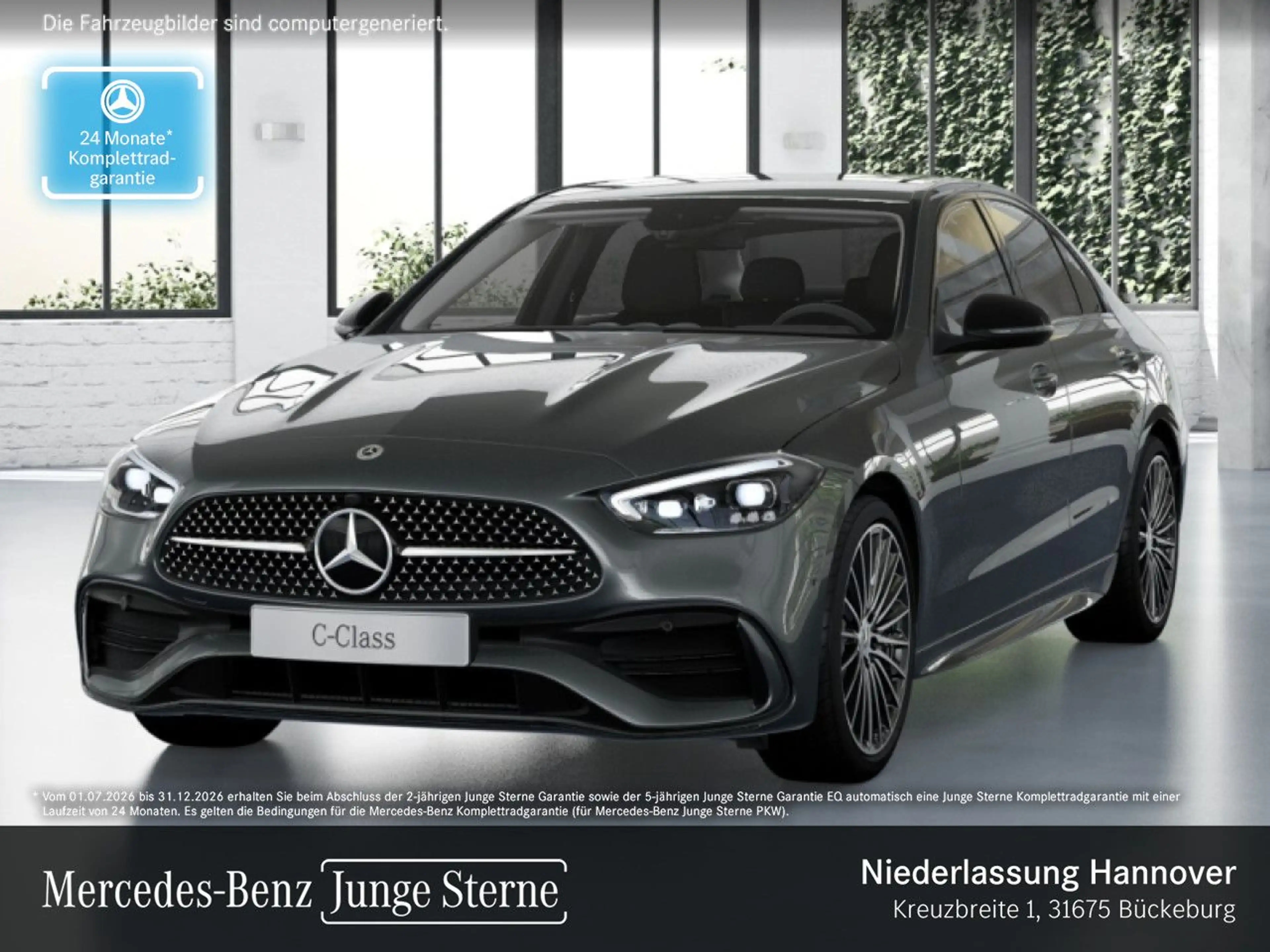 Mercedes-Benz C 200 d AMG+NIGHT+KAMERA+19"+TOTW+KEYLESS+9G