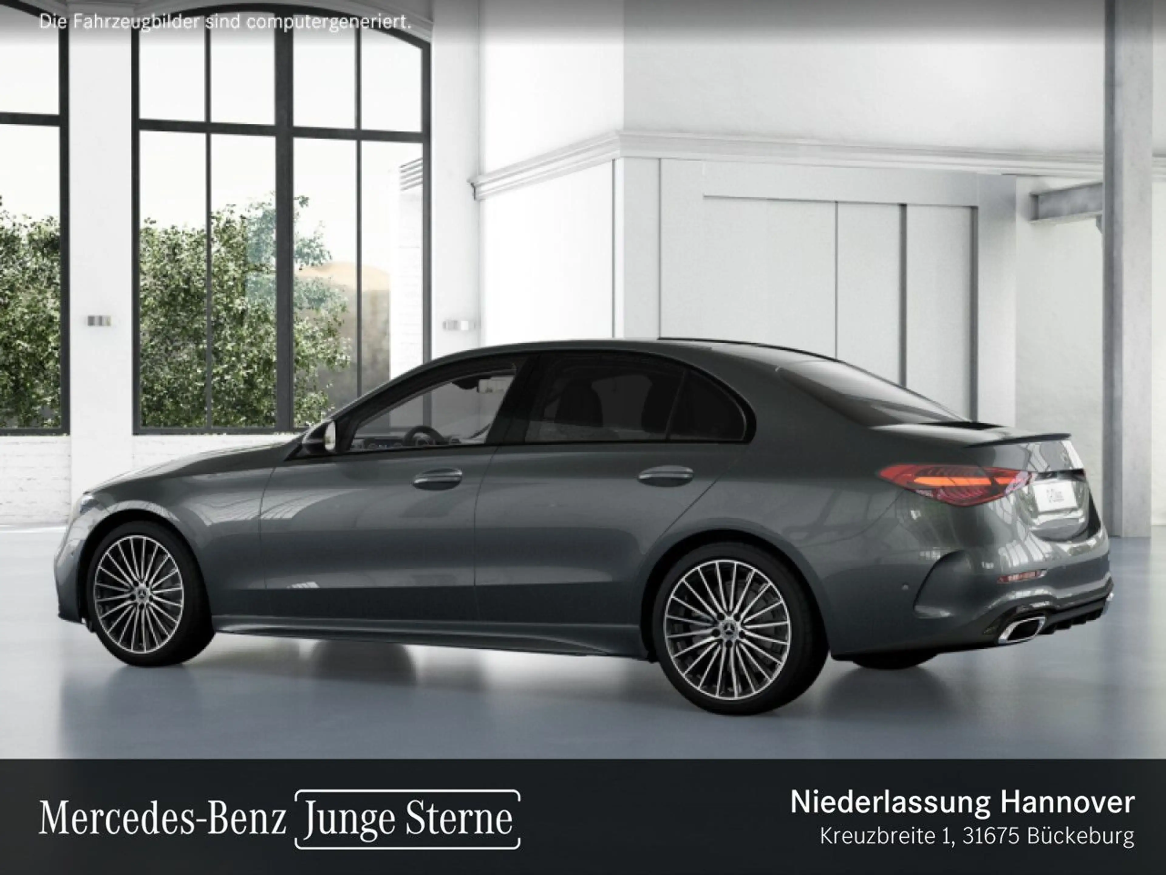 Mercedes-Benz C 200 d AMG+NIGHT+KAMERA+19"+TOTW+KEYLESS+9G — photo 14