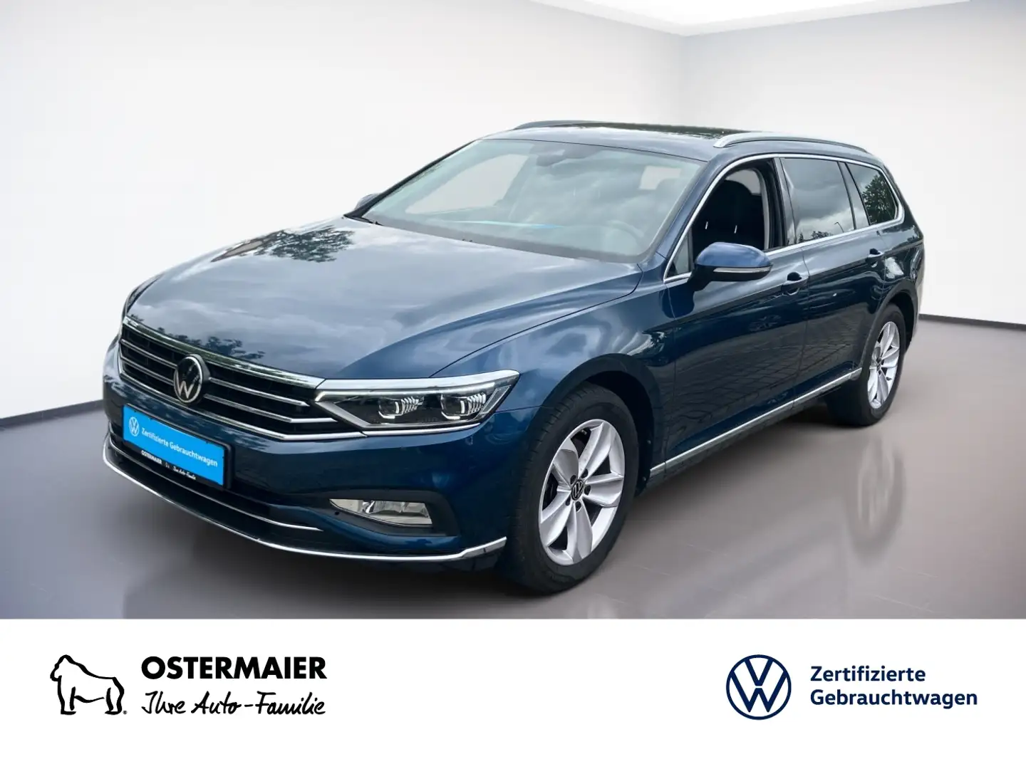 Volkswagen Passat Variant ELEGANCE 2.0TDI 150PS DSG 5J-G MATRIX.STDHZG.360°. Blau - 1