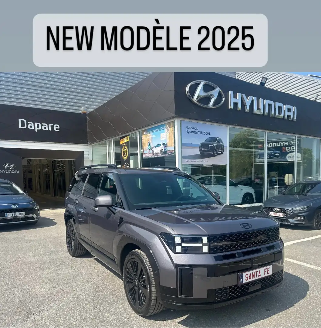 Hyundai SANTA FE HYBRID DE DIRECTION 215CV - 7 PLACES - Garantie 5 Grijs - 1