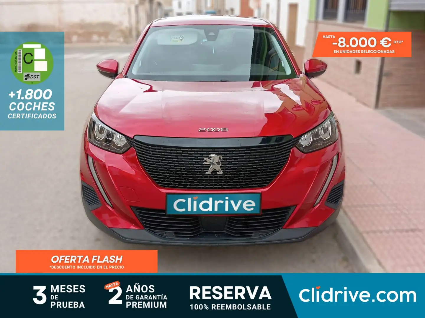 Peugeot 2008 1.2 PureTech S&S Active 100 Rojo - 1