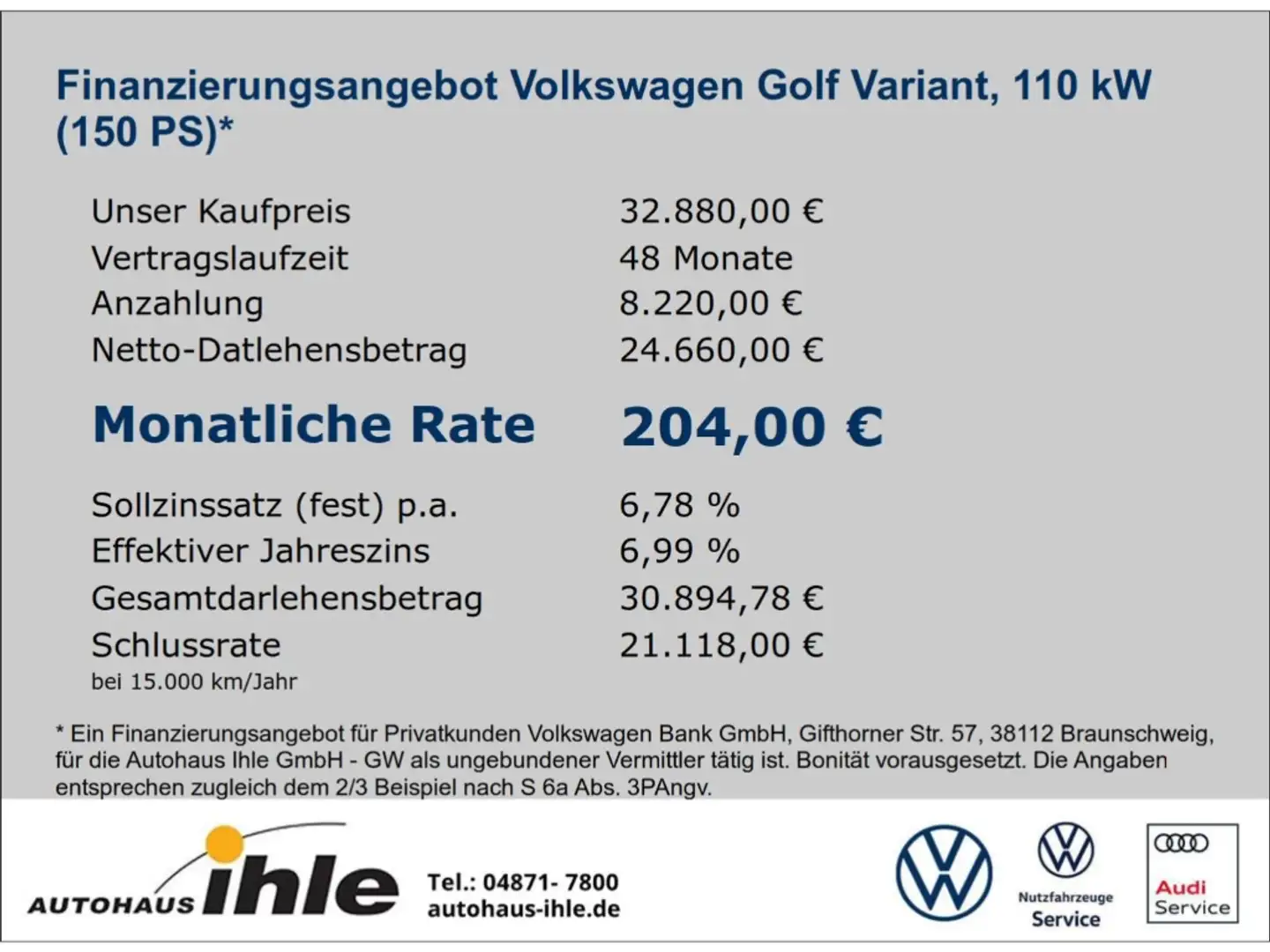 Volkswagen Golf Variant VIII Style 1,5 eTSI DSG NAVI+HUD+AHK Grau - 2