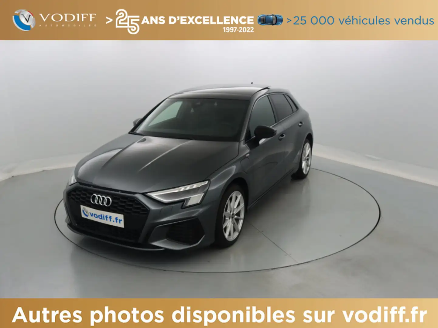 Audi A3 SPORTBACK 40 TFSI e 204 CV S-LINE S-TRONIC Gris - 1