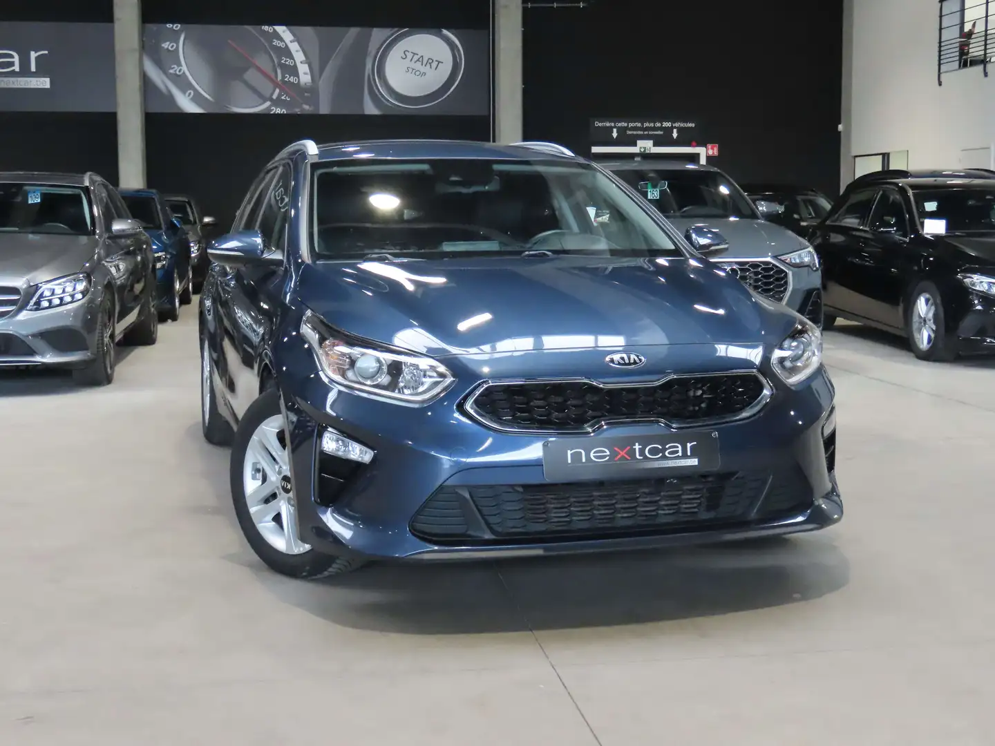 Kia Ceed SW / cee'd SW 1.0T-GDi ***NAVI-CRUISE-CUIR-TISSUS-LANE ASSIST*** Blau - 2