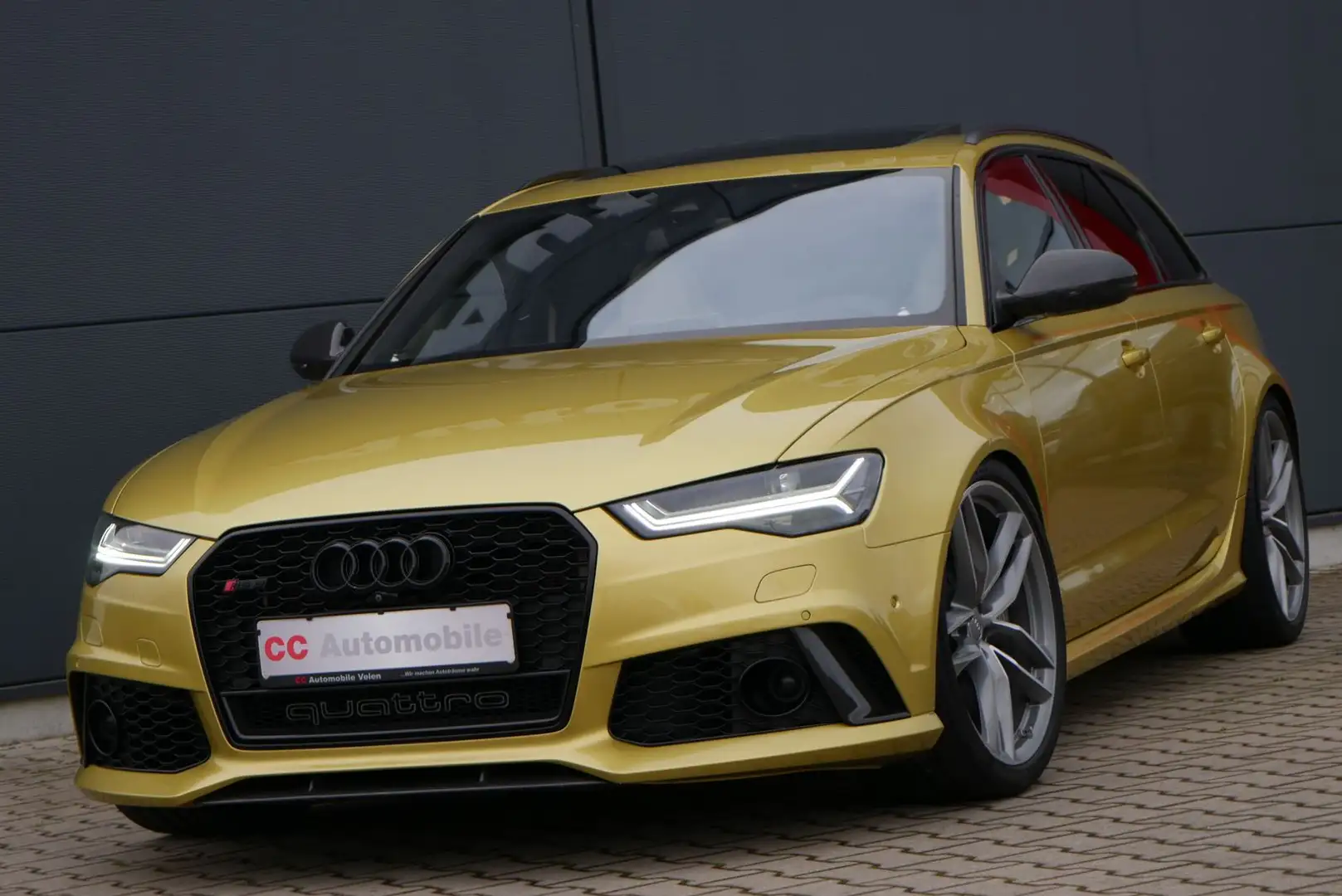 Audi RS6 4.0 TFSI Exclusive"Keramik"Carbon"MegaVoll" Giallo - 2