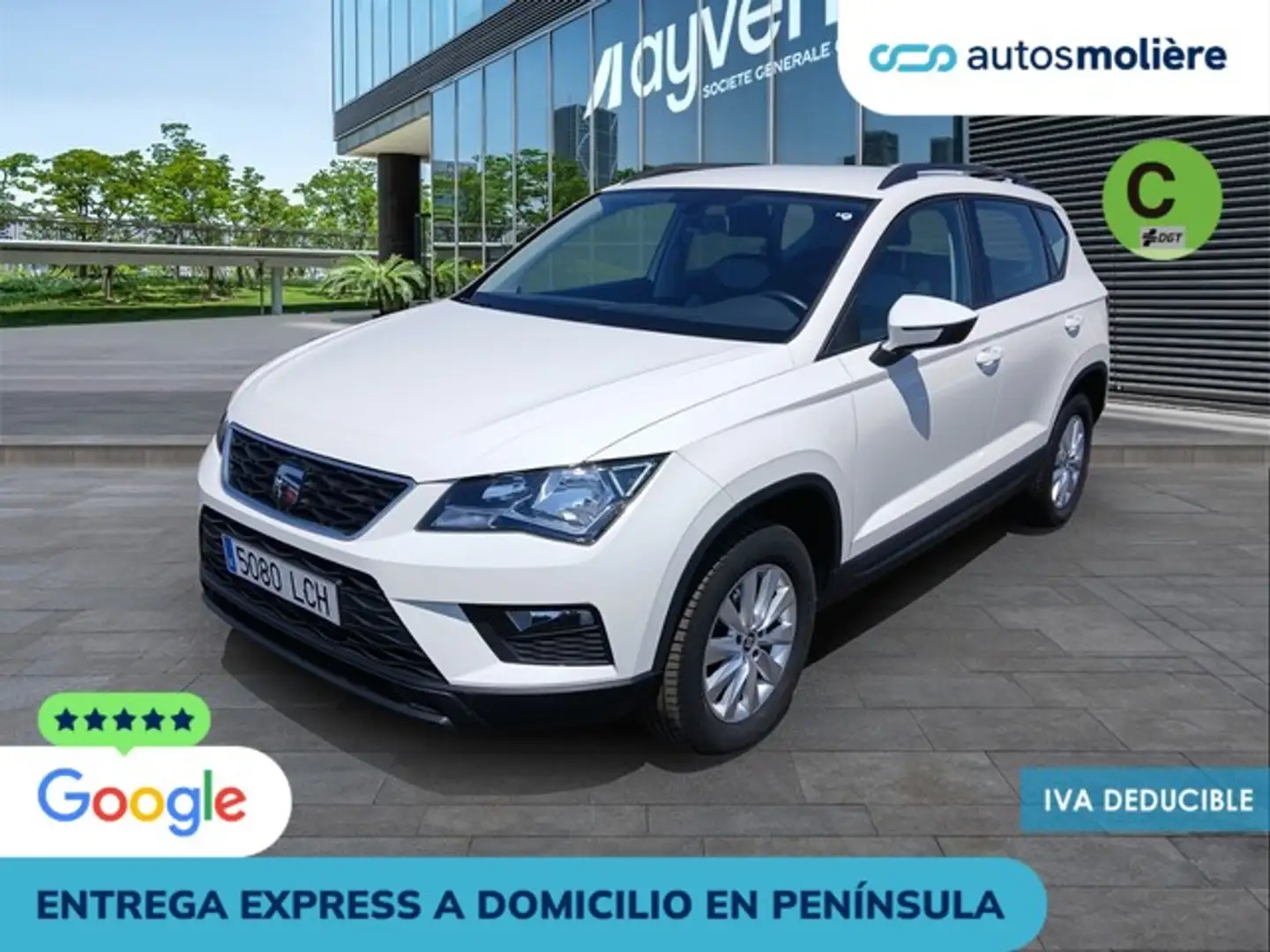 SEAT Ateca 1.6TDI CR S&S Ecomotive Reference Blanc - 1