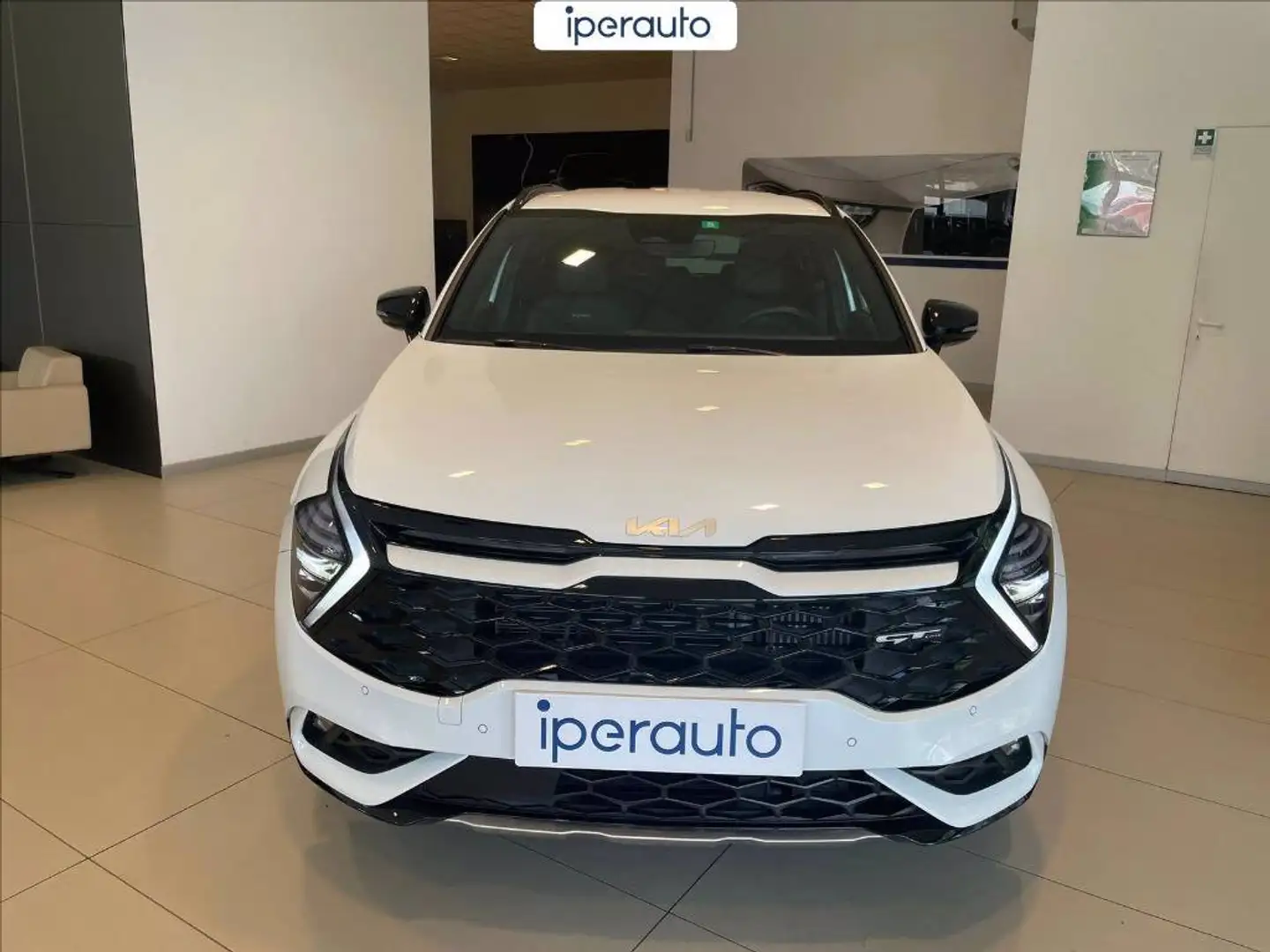 Kia Sportage 1.6 tgdi hev gt-line plus awd auto Bianco - 2