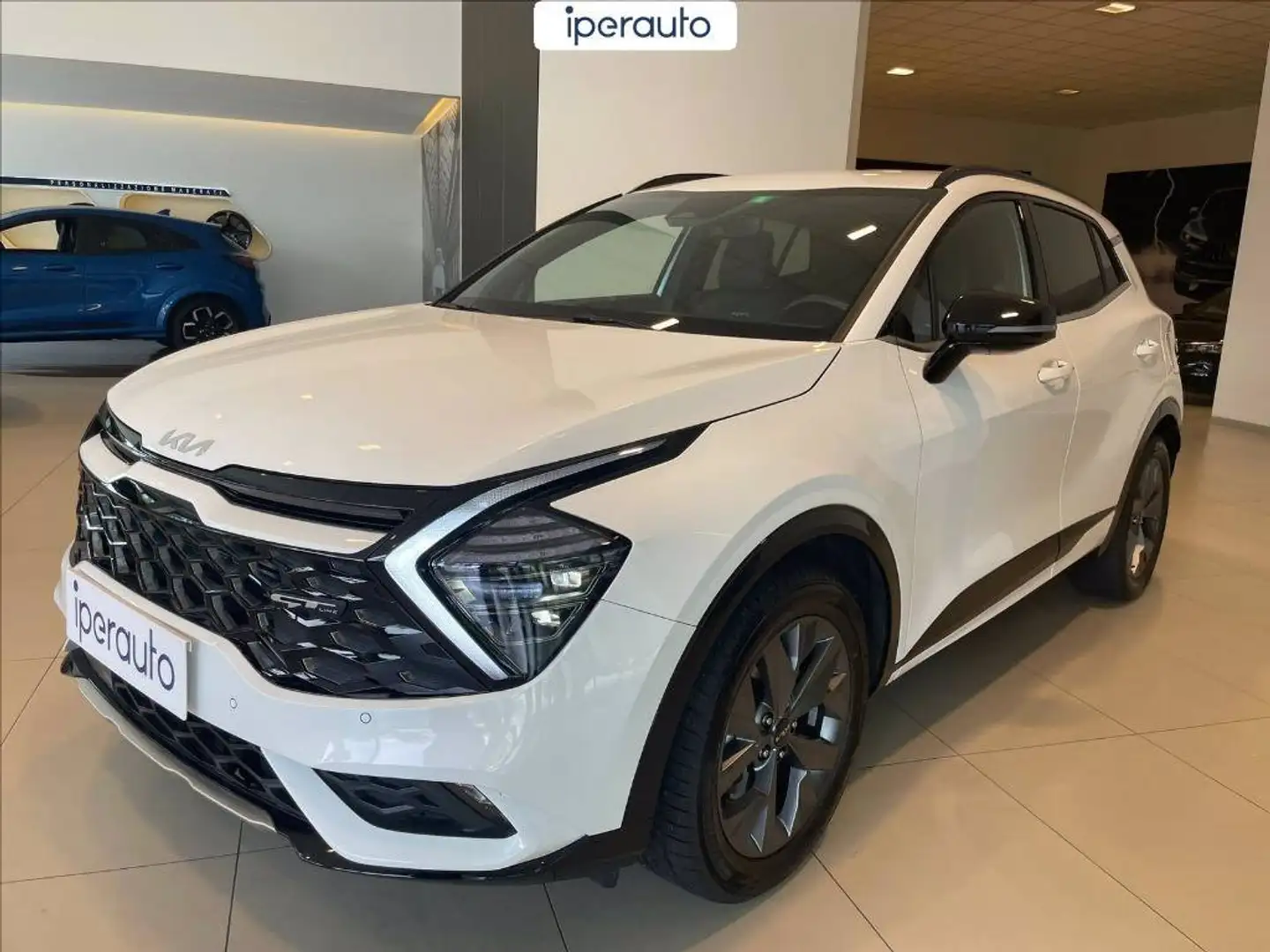 Kia Sportage 1.6 tgdi hev gt-line plus awd auto Bianco - 1