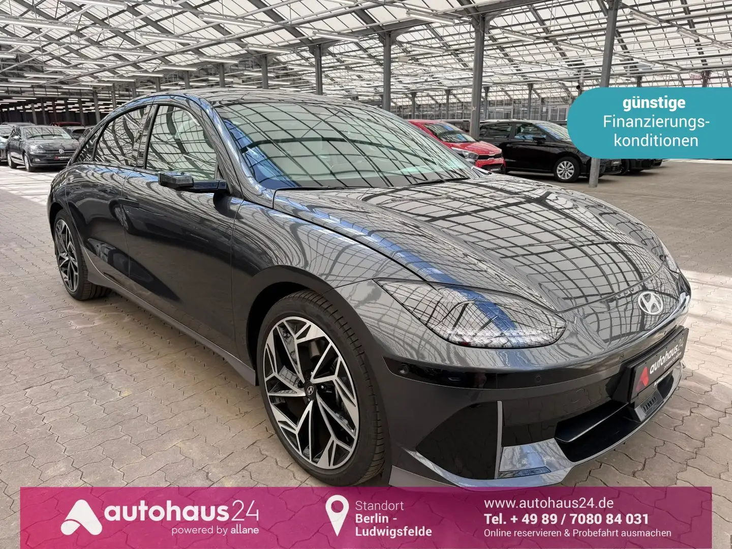 Hyundai IONIQ 6 Uniq  BOSE|HeadUp|Matrix-LED Grau - 1