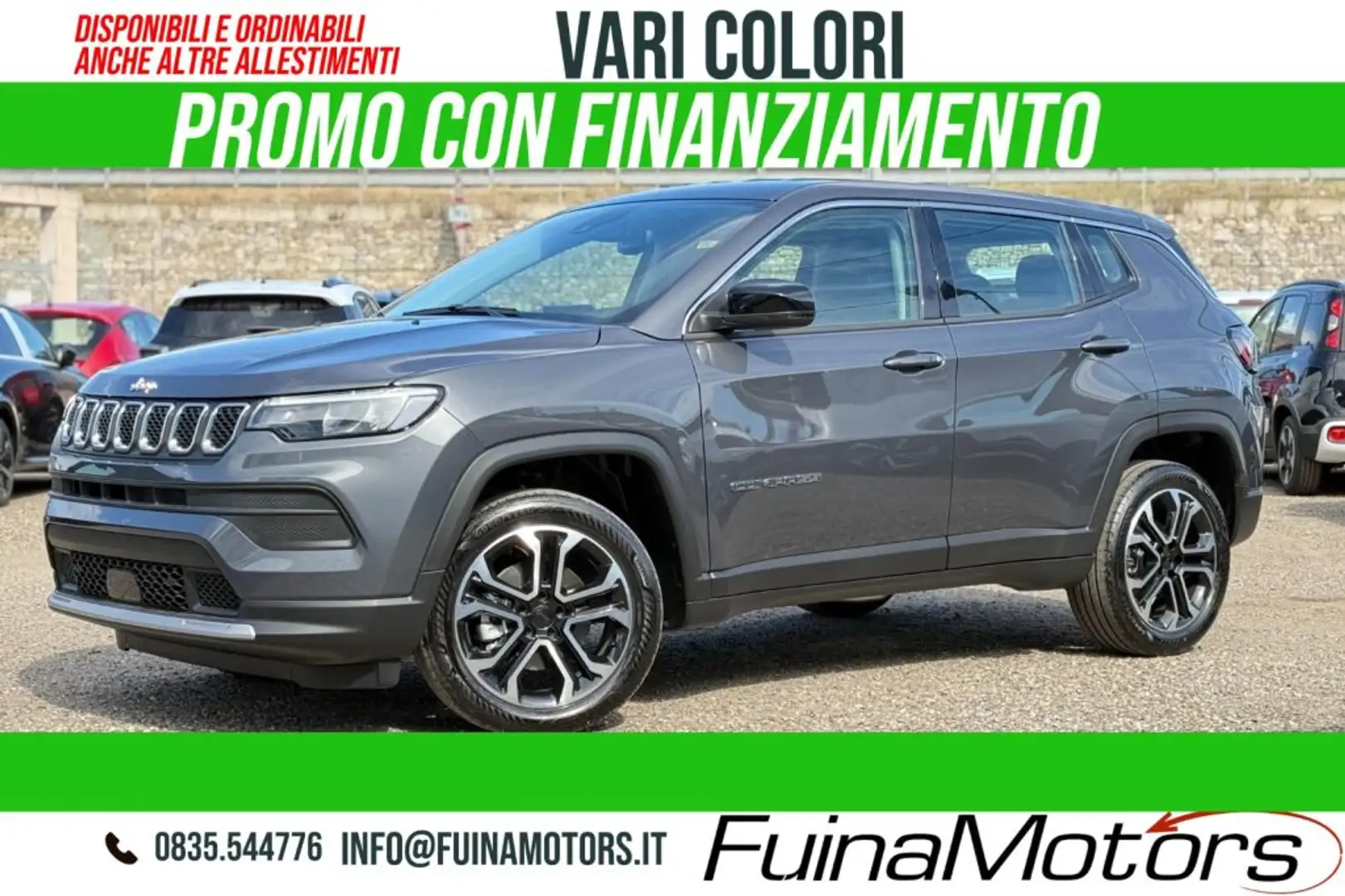 Jeep Compass 1.5 Turbo T4 130 CV MHEV 2WD Altitude NUOVO Grigio - 1
