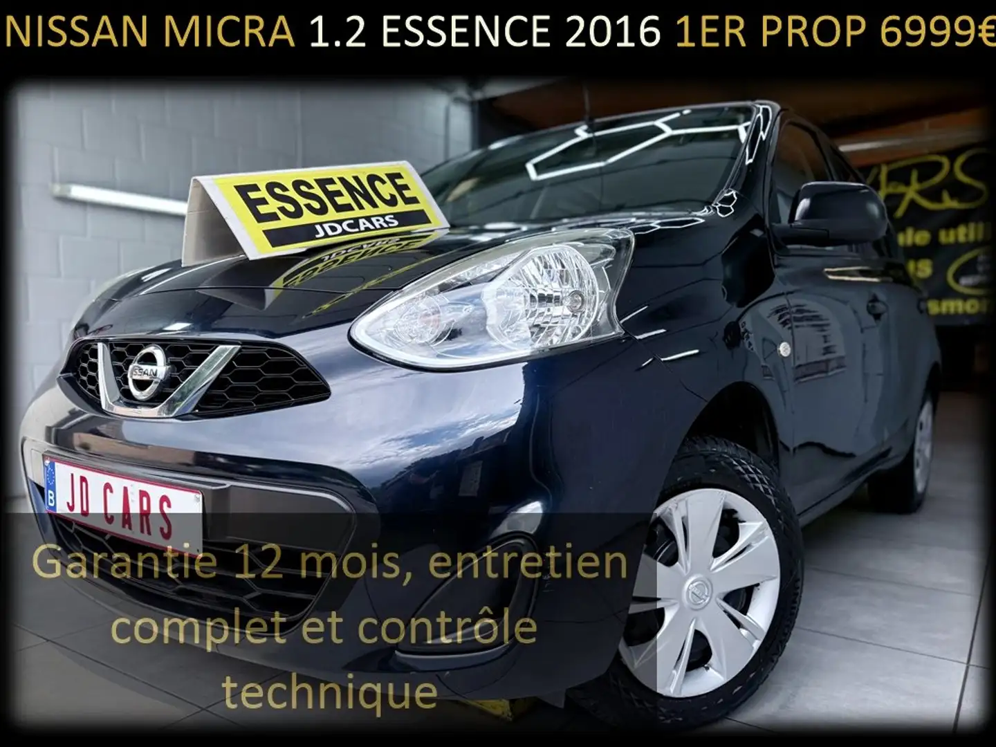 Nissan Micra Micra 1.2 ESSENCE ‼️GARANTIE 1 AN CTOK‼️ Albastru - 1