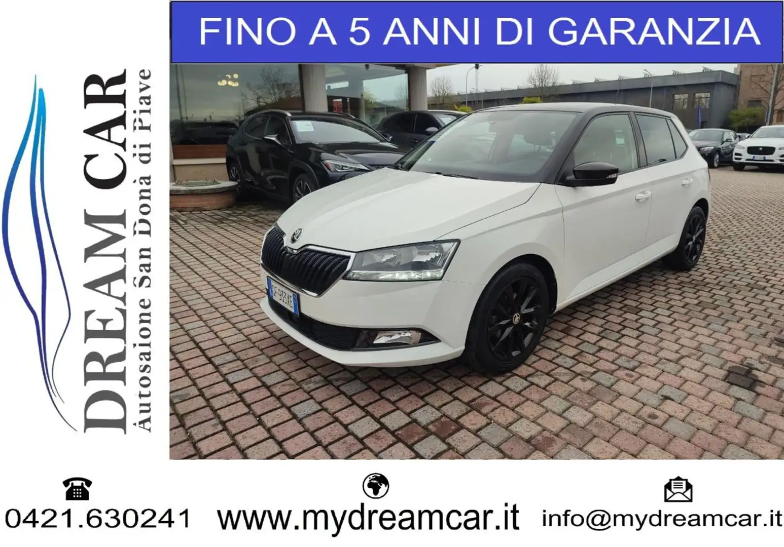 Skoda Fabia 1.0 MPI 60 CV Twin Color Bianco - 1