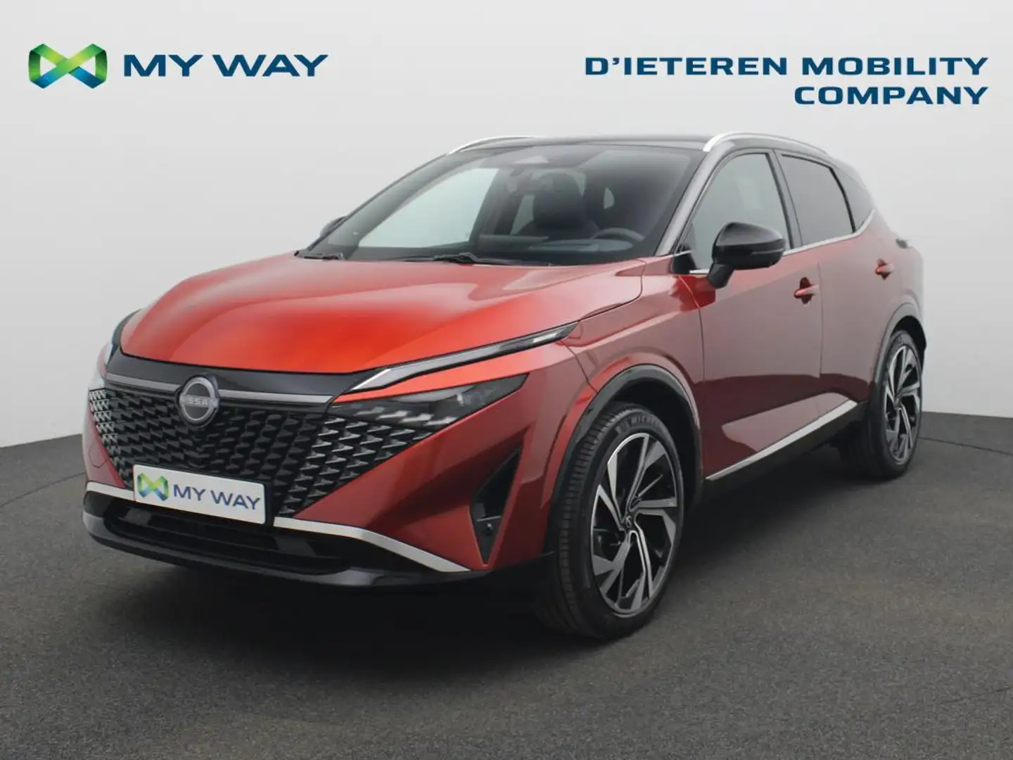 Nissan Qashqai TEKNA PLUS 1.3 DIG-T Mild Hybrid 158 PK X-tronic / Rosso - 1