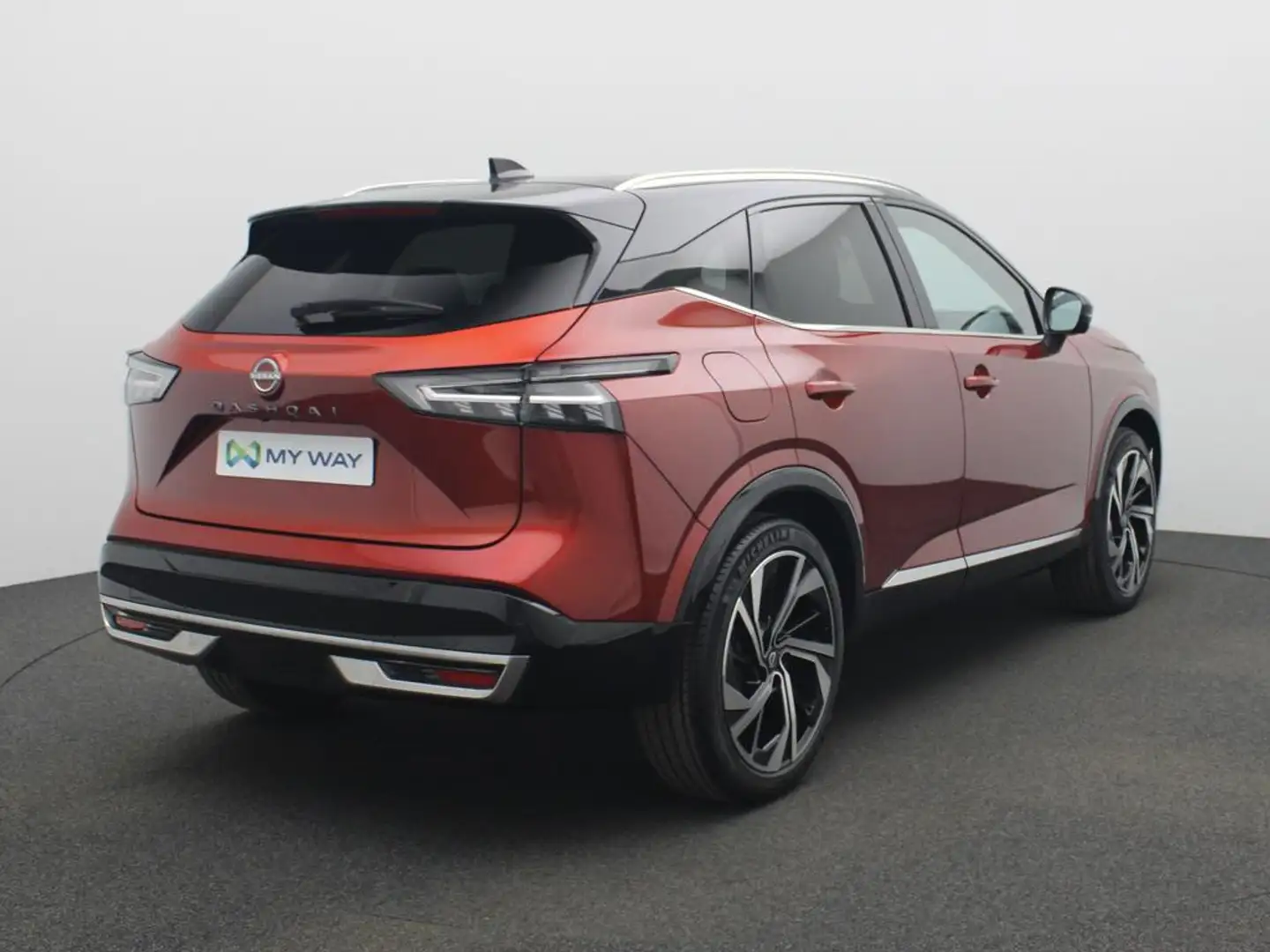 Nissan Qashqai TEKNA PLUS 1.3 DIG-T Mild Hybrid 158 PK X-tronic / Rosso - 2