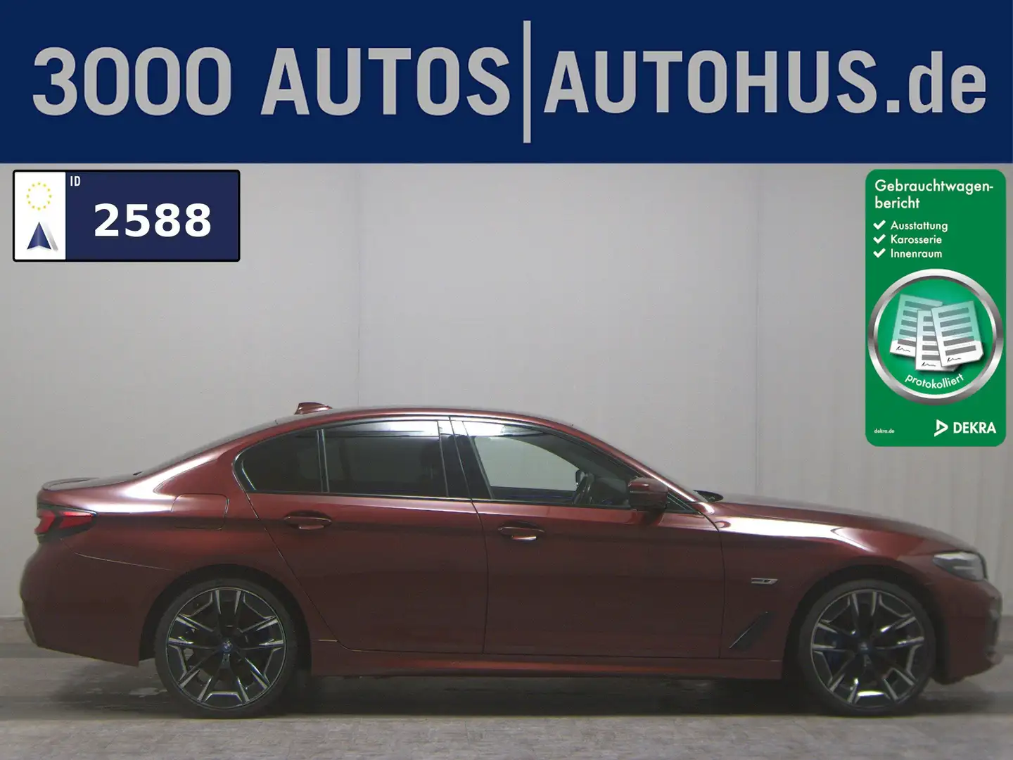 BMW 545 e xDr M-Sport Leder Navi LED LC prof. Shadow Rouge - 1