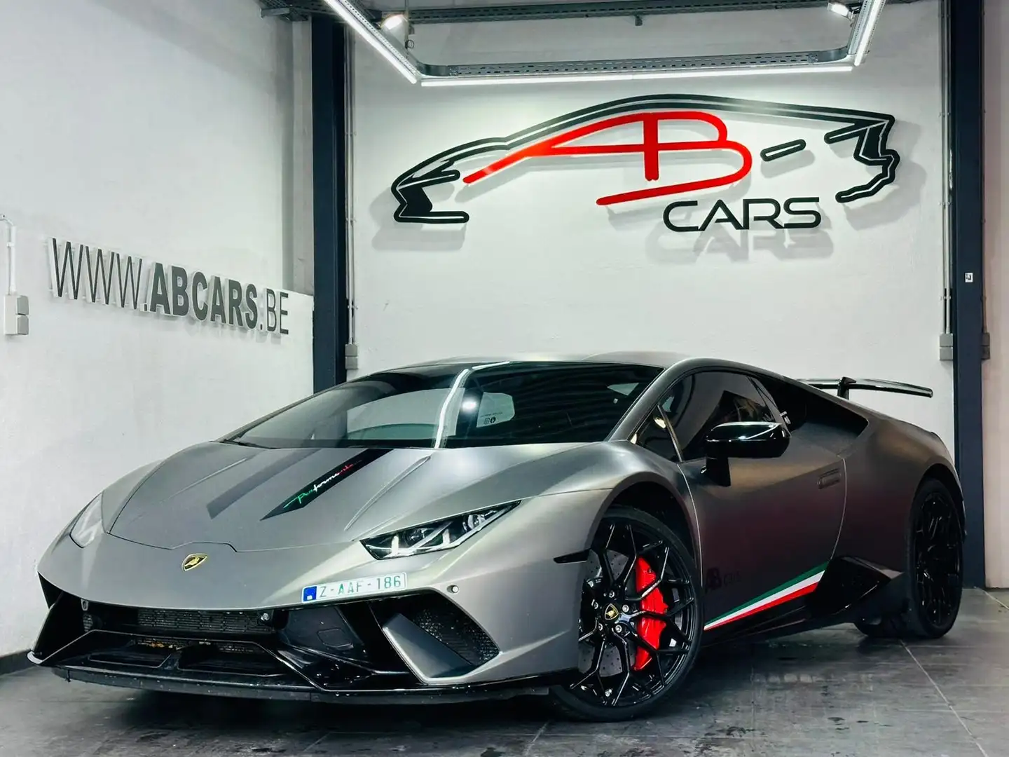 Lamborghini Huracán 5.2i V10 40v LP640-4 Performante * BELGIUM CAR * Grijs - 1