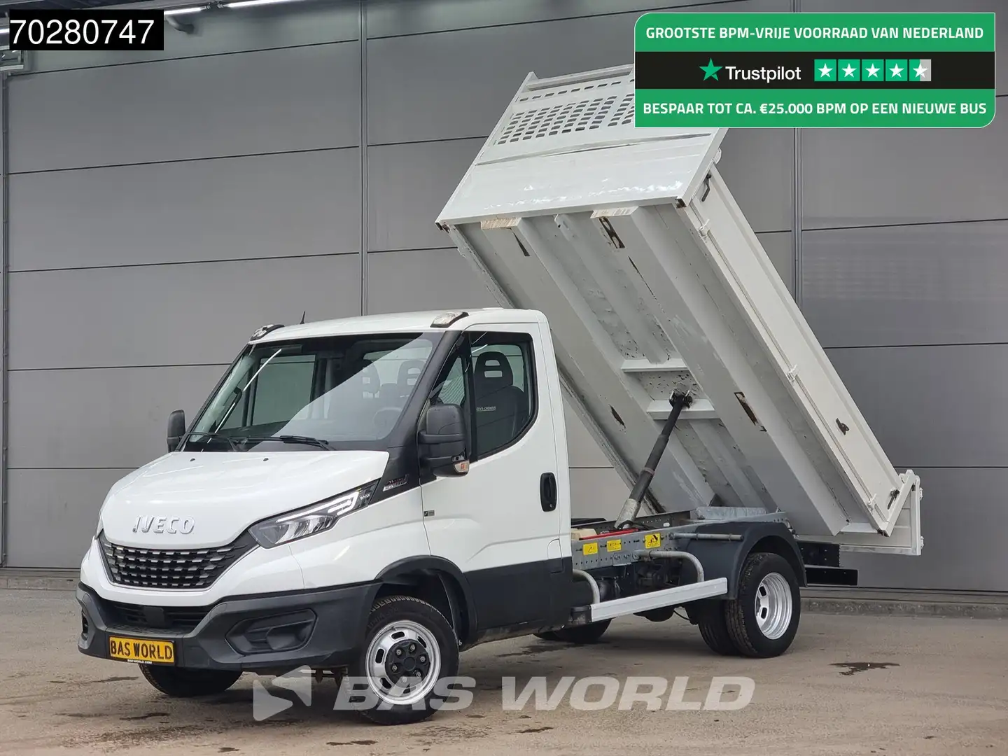 Iveco Daily 35C18 Open Laadbak 3.0L Automaat Dubbellucht 3.5t Wit - 1