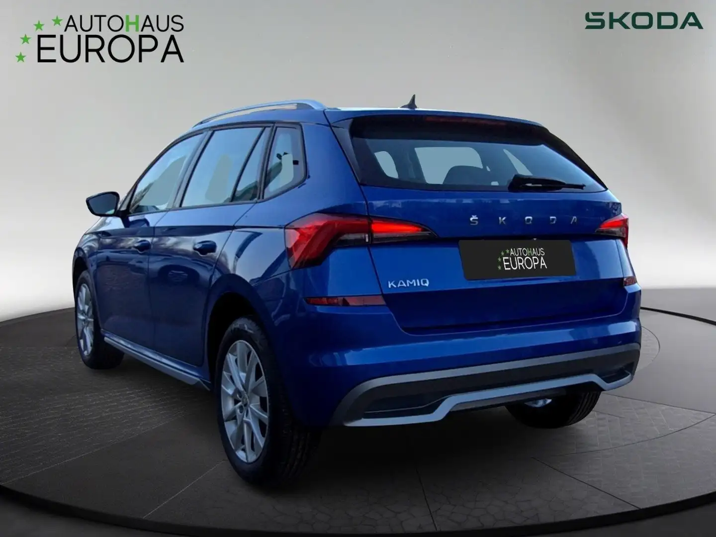 Skoda Kamiq 1.5 TSI DSG Style ACC Kam Navi Virt.Cockpit eSitz Blau - 2