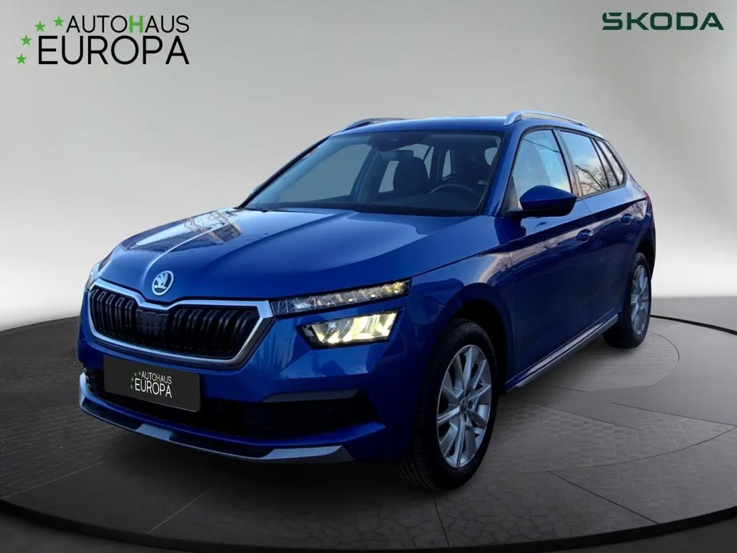 Skoda Kamiq 1.5 TSI DSG Style ACC Kam Navi Virt.Cockpit eSitz Blau - 1
