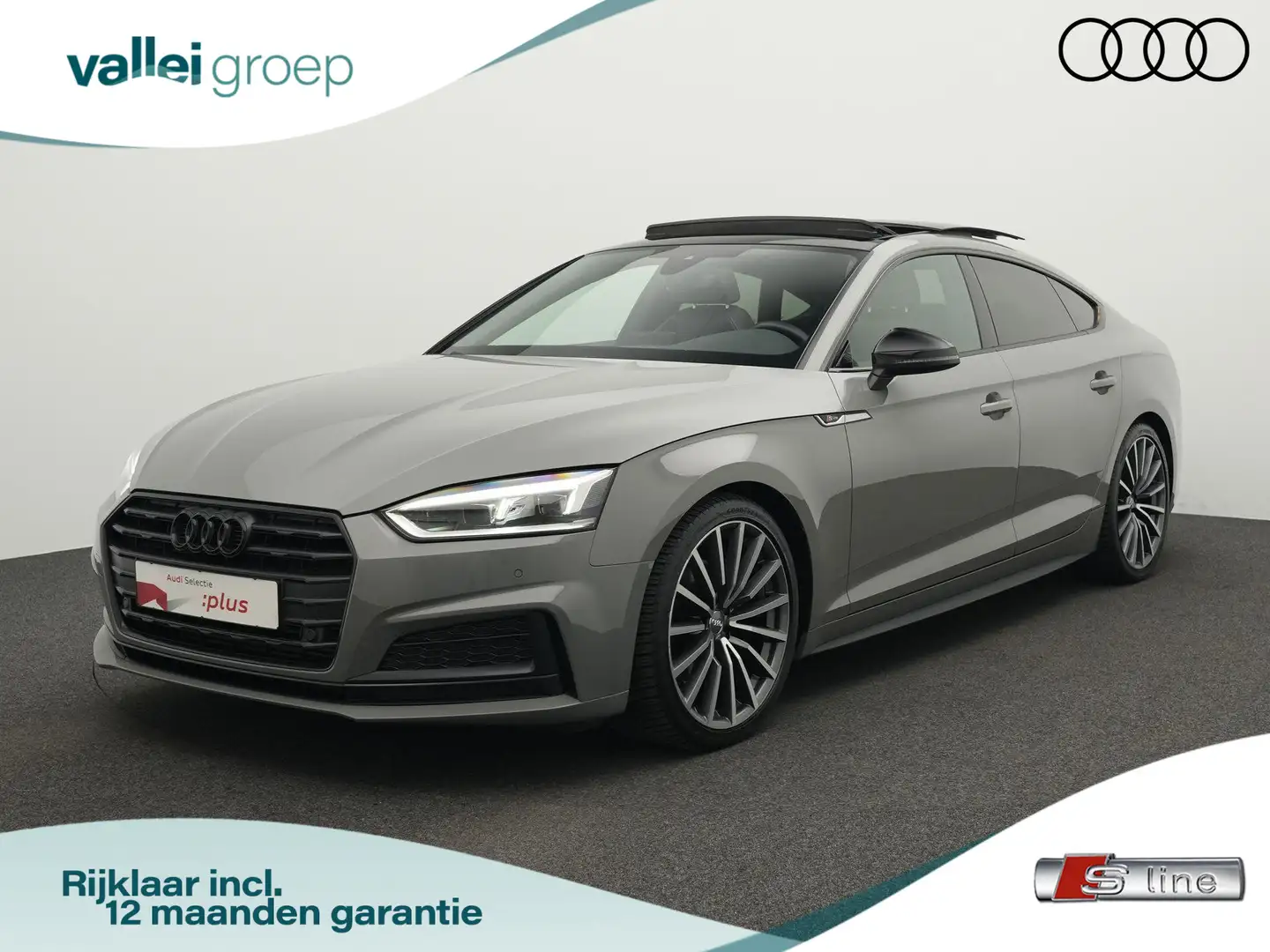 Audi A5 Sportback 40 TFSI 190 pk Tiptronic S-Line | Panora Gris - 1