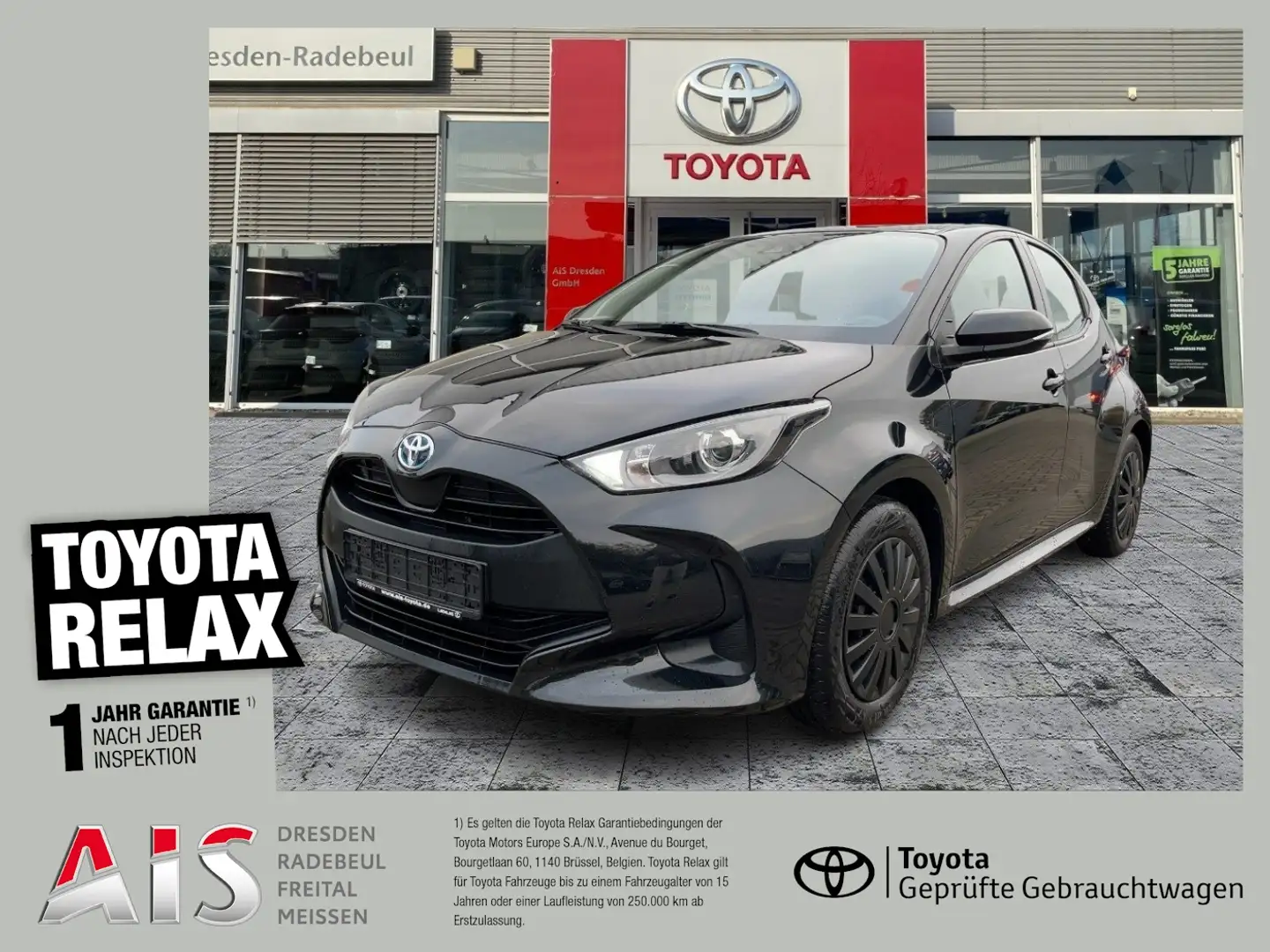 Toyota Yaris 1.5 Hybrid ACC*KAM*DAB Noir - 1