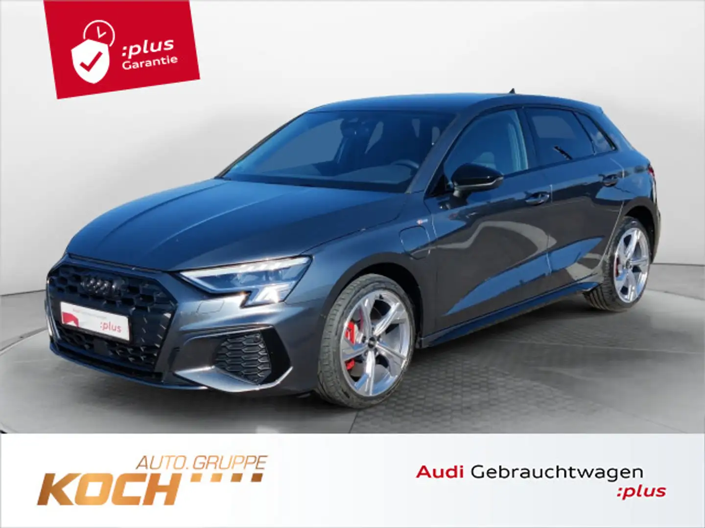 Audi A3 Sportback 45 TFSI e S-Tronic S-Line 2x, LED, Grau - 1
