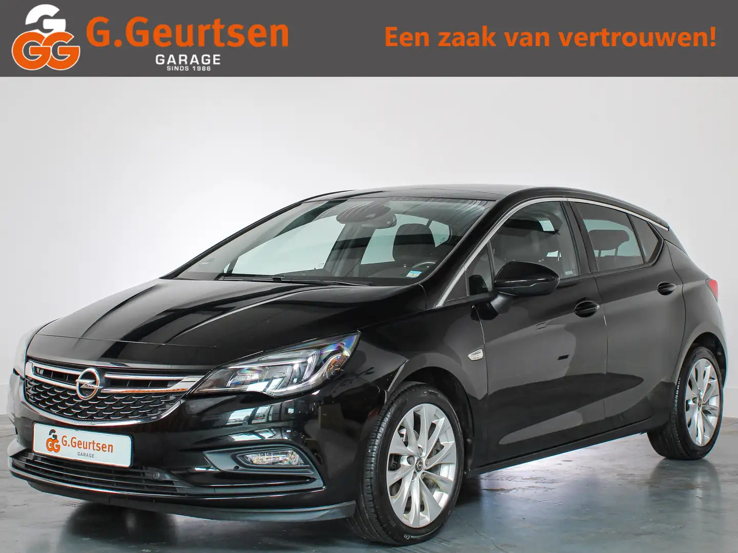 Opel Astra 1.4 Turbo Sport, Lederen bekleding, Camera, Stuurw Zwart - 1