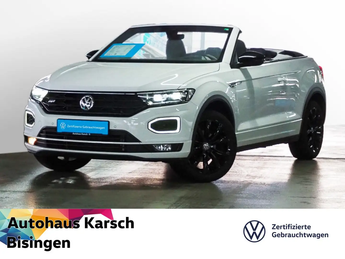 Volkswagen T-Roc Cabriolet 1.5 TSI R-Line NAVI, ALU, PDC LED Weiß - 1