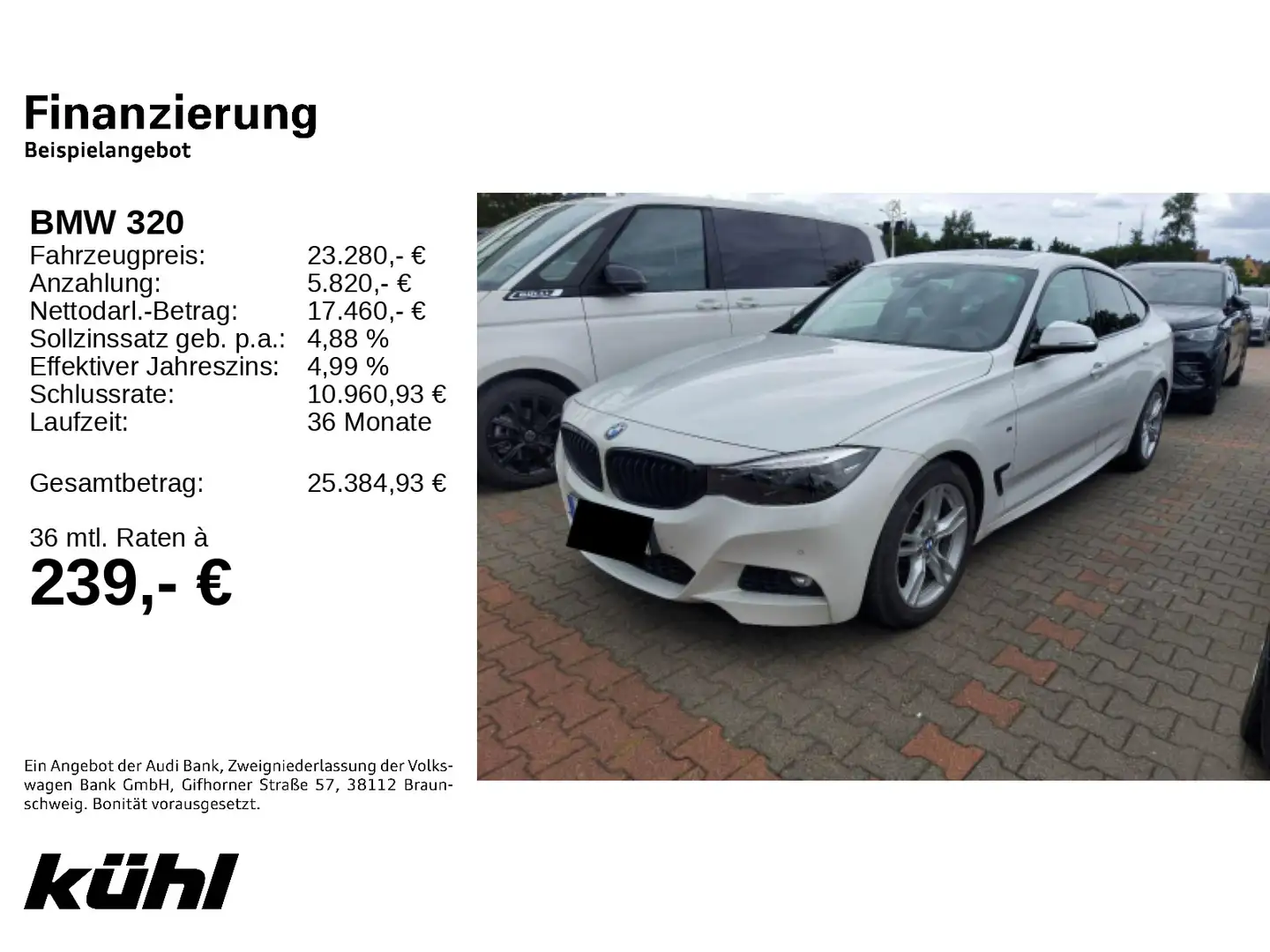 BMW 320 d M Gran Turismo Sport LED/HuD/Kamera Weiß - 2