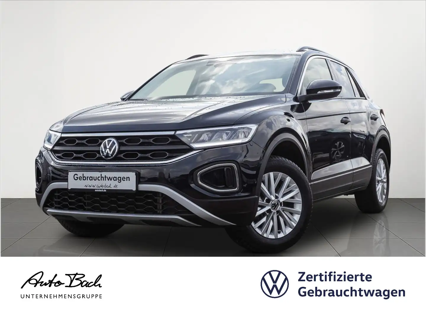 Volkswagen T-Roc 1.0 TSI "Life" Navi LED Digital Cockpit EP Zwart - 1