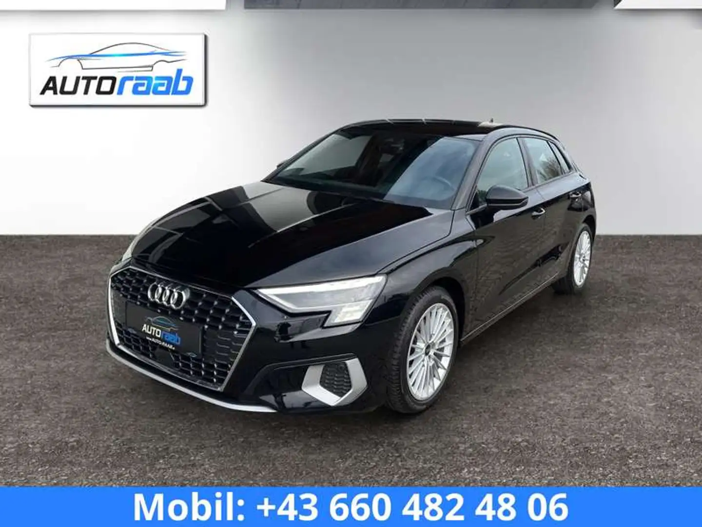 Audi A3 35 TDI advanced S-tronic *VIRTUAL*LED*APP*ACC*PDC Schwarz - 1