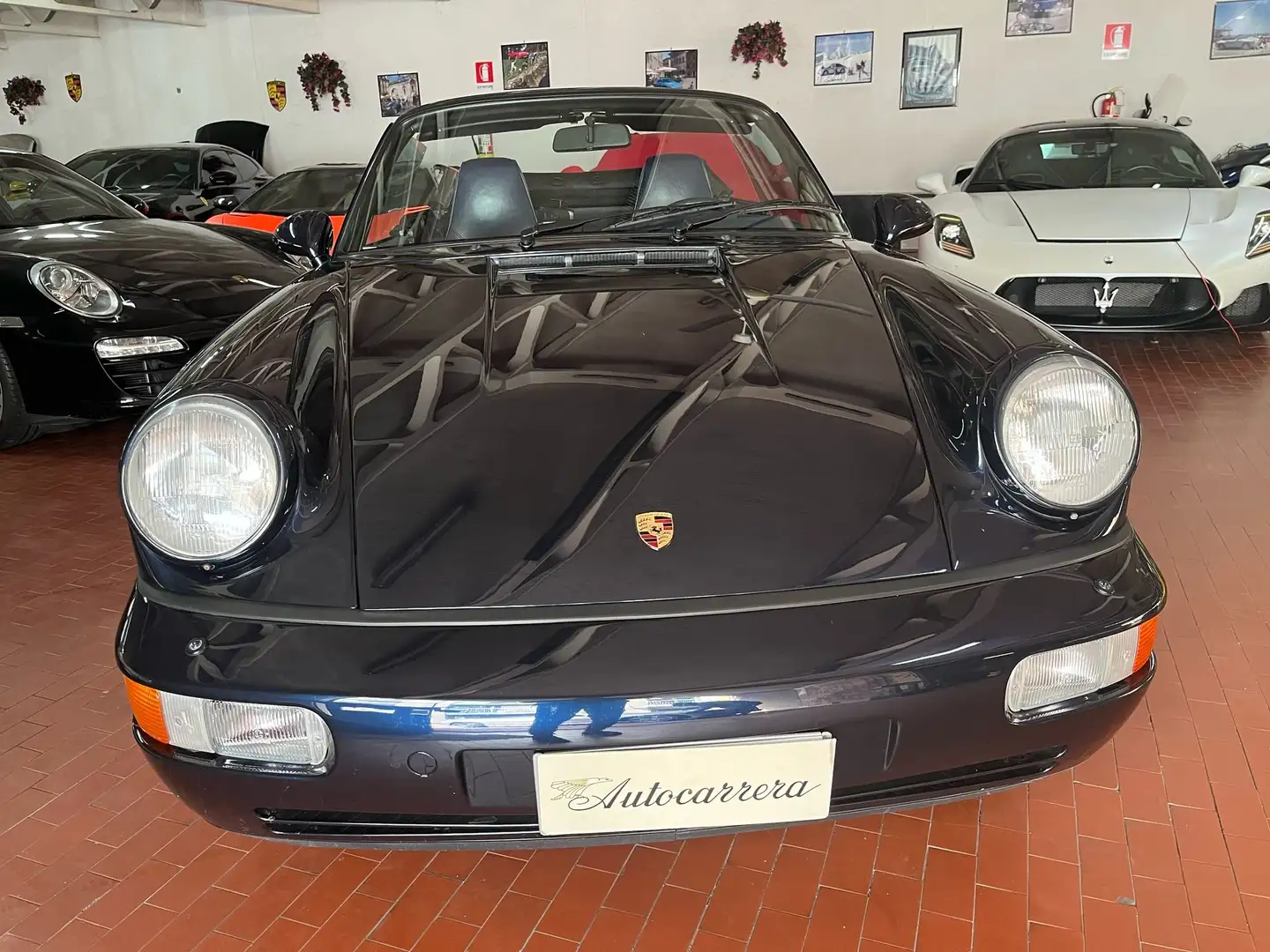 Porsche 964 911 Cabrio 3.6 Carrera 2 Blauw - 2