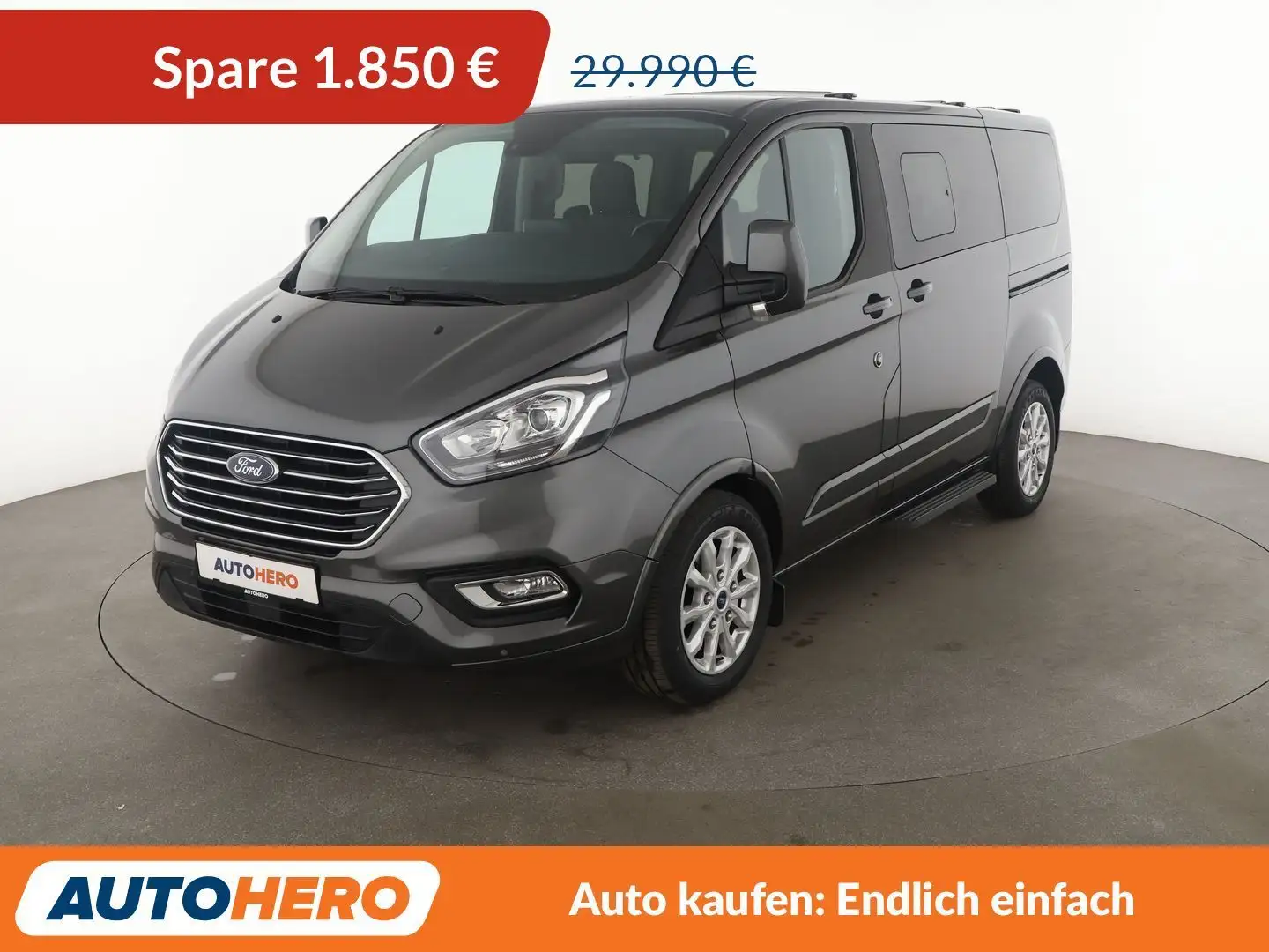 Ford Tourneo Custom 2.0 TDCi EcoBlue 320 L1 Tourneo Titanium*8-SITZER* Grau - 1